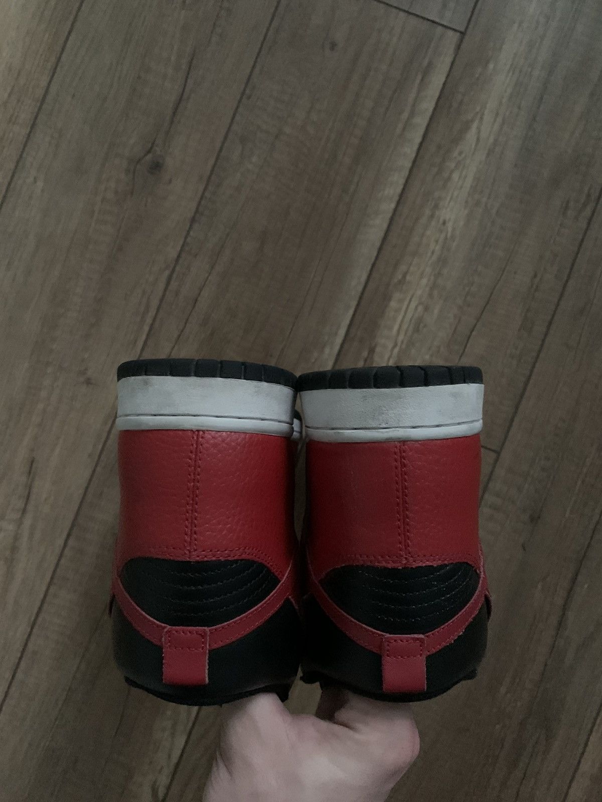 Nike RARE Nike Dunk High Be True To Your Street Bred Black Red Size US 10.5 / EU 43-44 - 23 Thumbnail