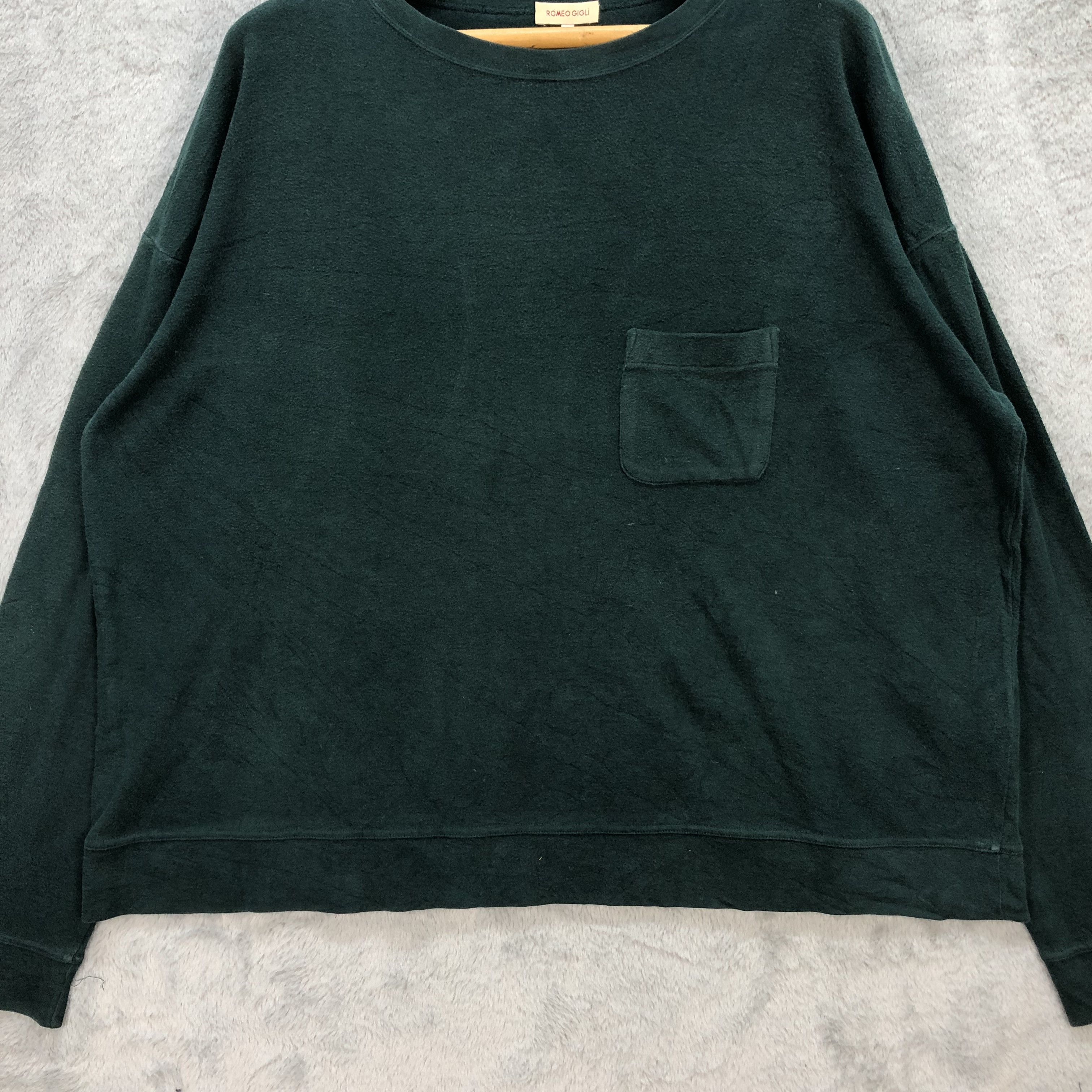 Romeo Gigli Romeo Gigli Single Pocket Oversize Sweatshirts #5681-202 Size US M / EU 48-50 / 2 - 3 Thumbnail