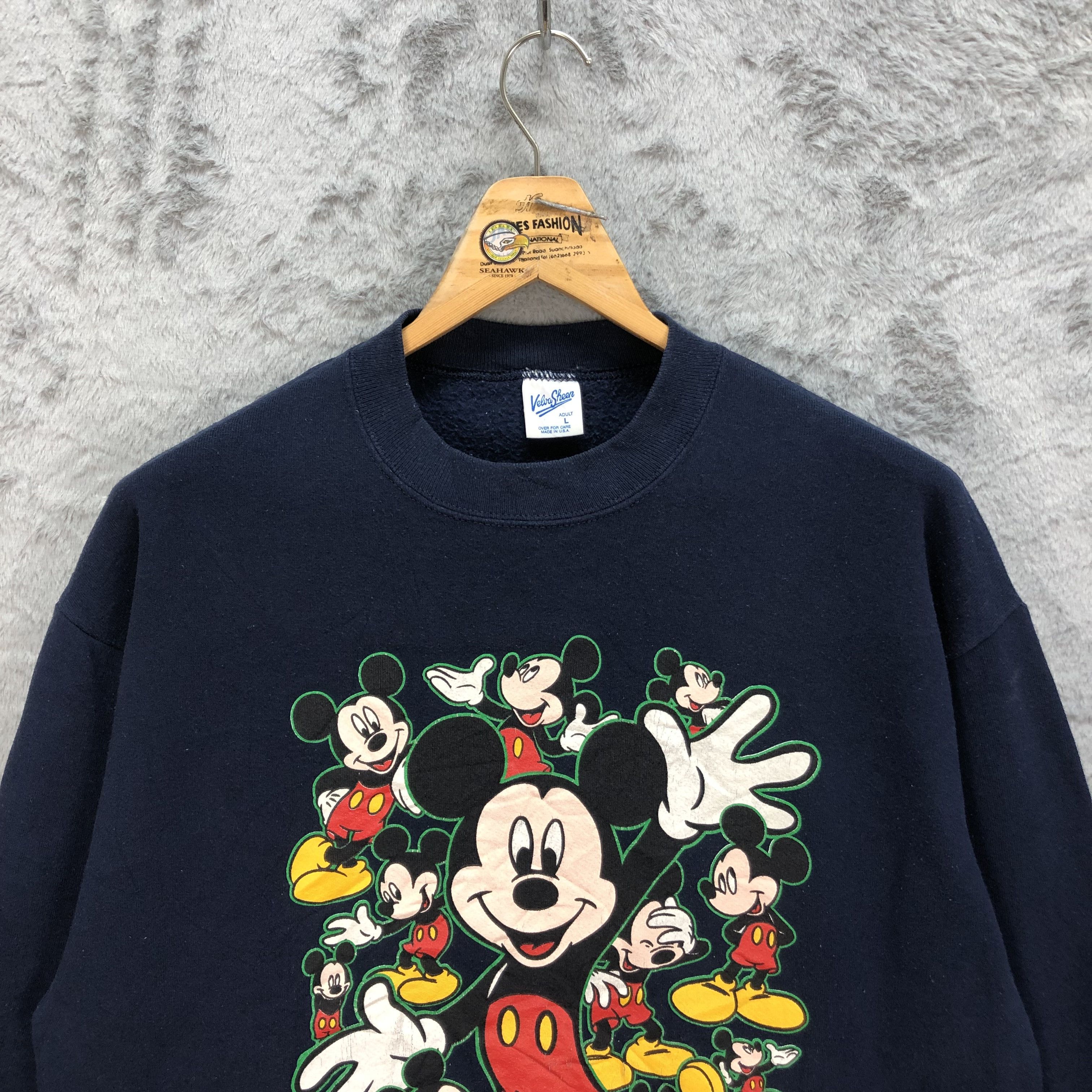 Mickey Mouse Vintage Velva Sheen Mickey Mouse Sweatshirts #5038-26 Size US L / EU 52-54 / 3 - 2 Thumbnail