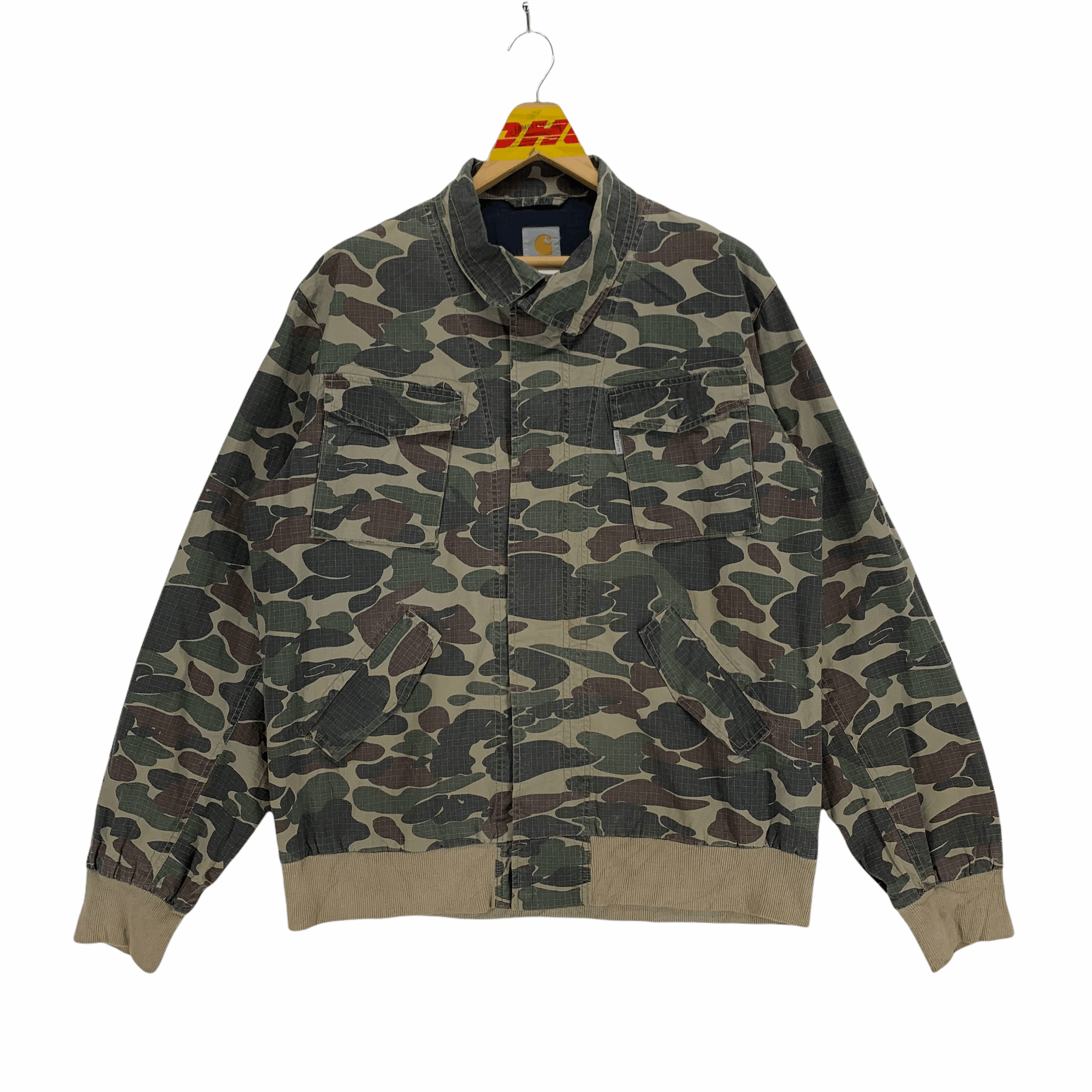 Vintage Carhartt Camo Chore Jacket 3278117 Grailed