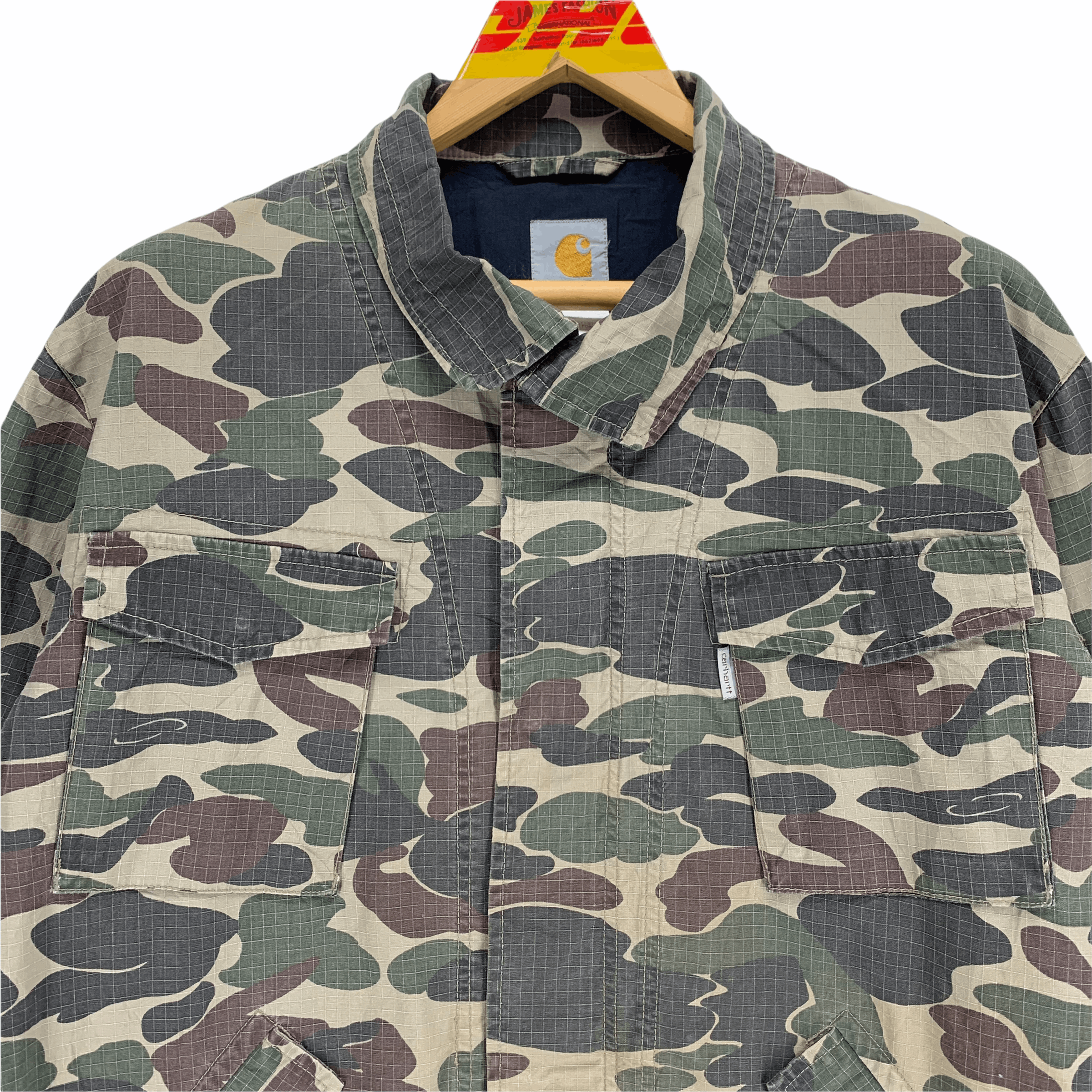 Carhartt Vintage Carhartt Camo Four Pocket Chore Jacket #3278-117 Size US XL / EU 56 / 4 - 2 Thumbnail