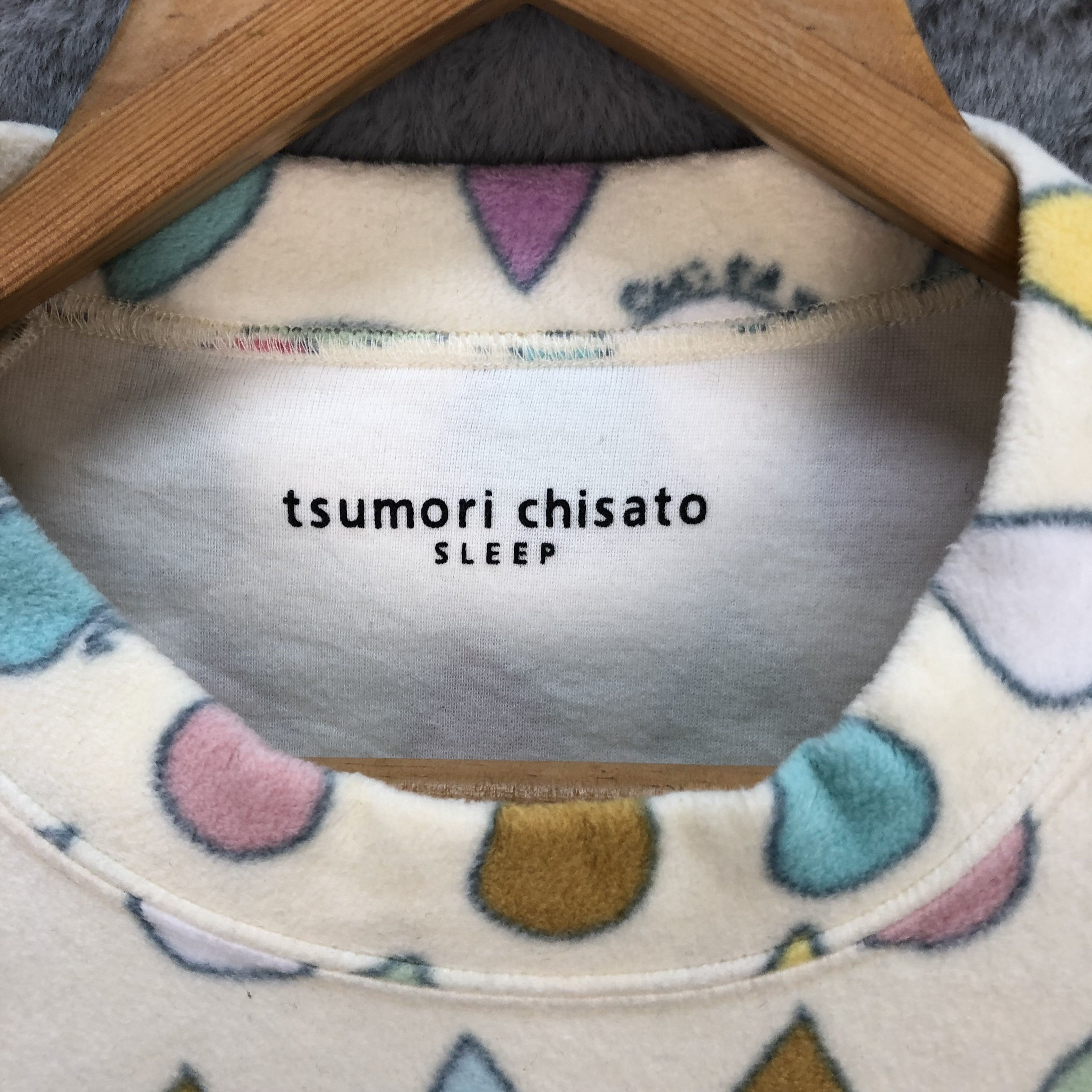 Tsumori Chisato Tsumori Chisato Sleep Water Drop Fleece Sweatshirt #5683-202 Size M / US 6-8 / IT 42-44 - 7 Thumbnail