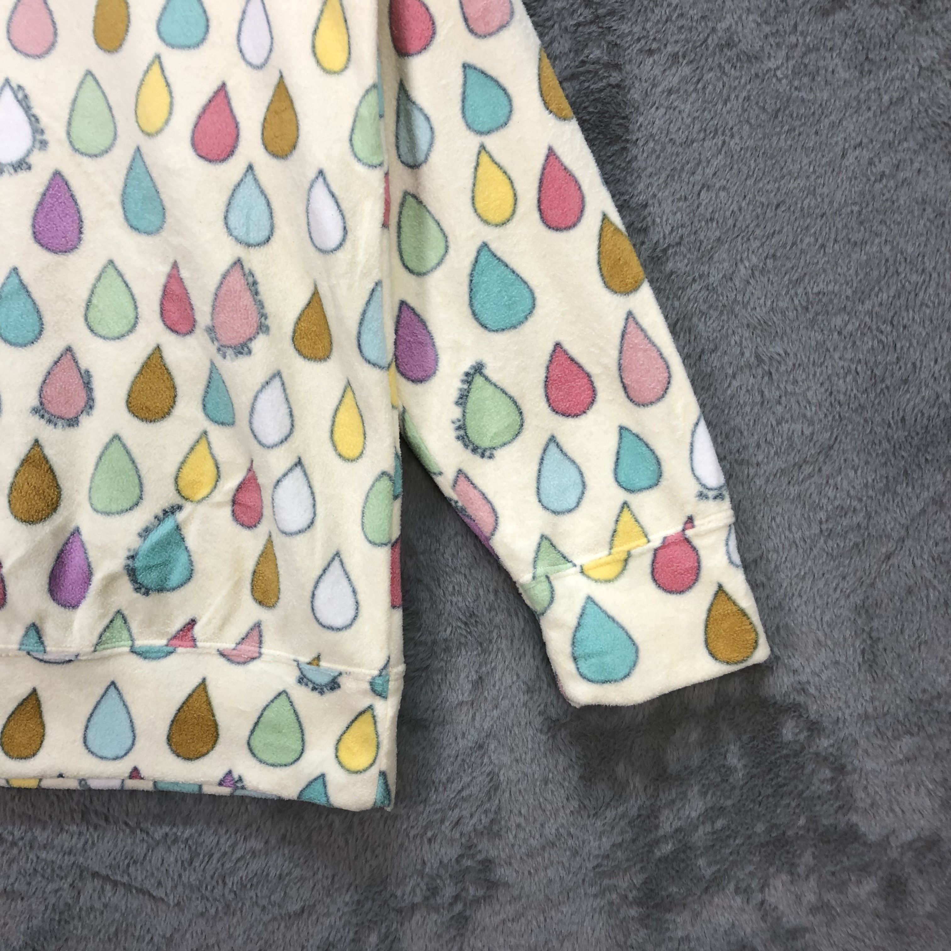 Tsumori Chisato Tsumori Chisato Sleep Water Drop Fleece Sweatshirt #5683-202 Size M / US 6-8 / IT 42-44 - 6 Thumbnail