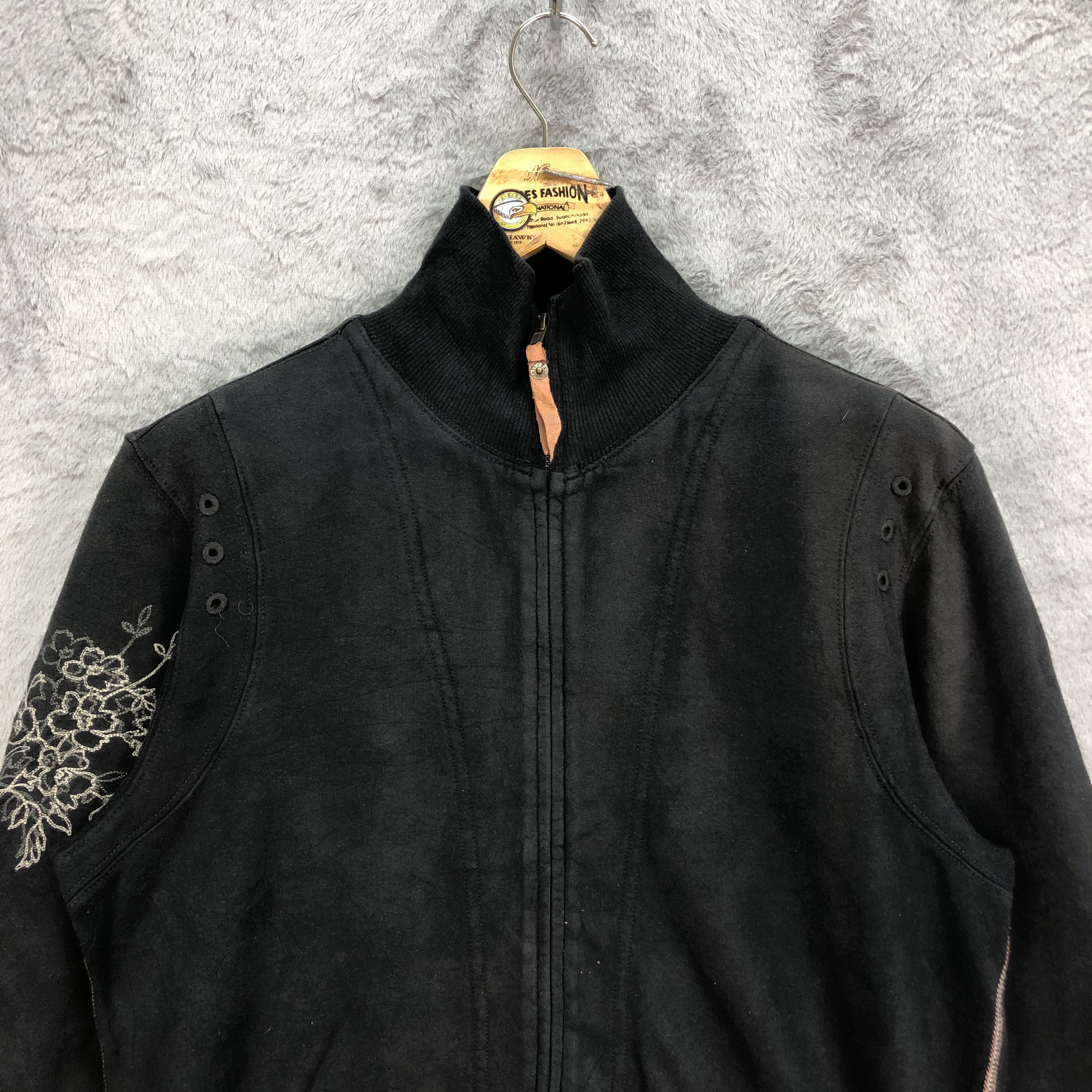 Japanese Brand BALL Nice Design Turtle Neck Zipper Sweater #5124-175 Size US L / EU 52-54 / 3 - 2 Thumbnail