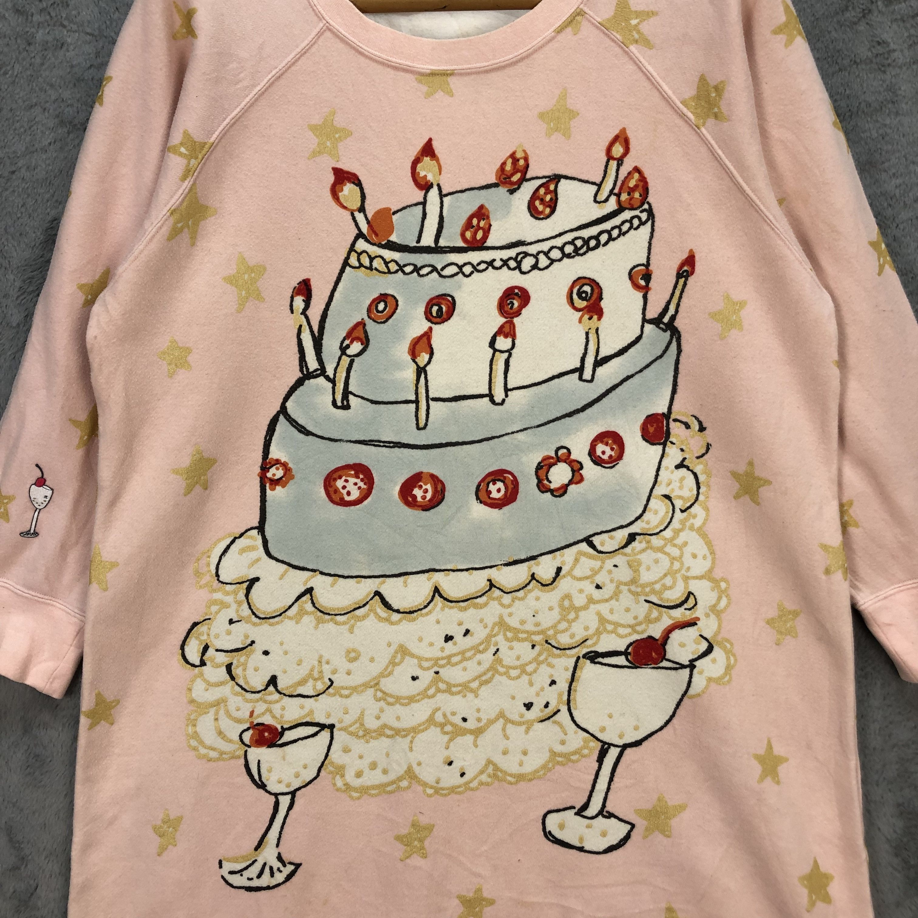 Tsumori Chisato Tsumori Chisato Sleep Star Fleece Long Sweatshirts #5682-202 Size M / US 6-8 / IT 42-44 - 3 Thumbnail