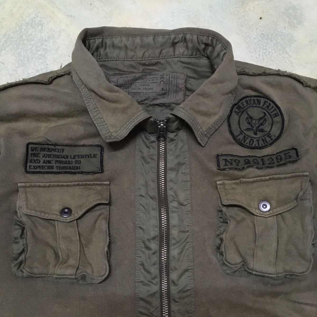 291295=Homme Japanese Brand Military Army Style Jacket Zipper Size US M / EU 48-50 / 2 - 4 Thumbnail