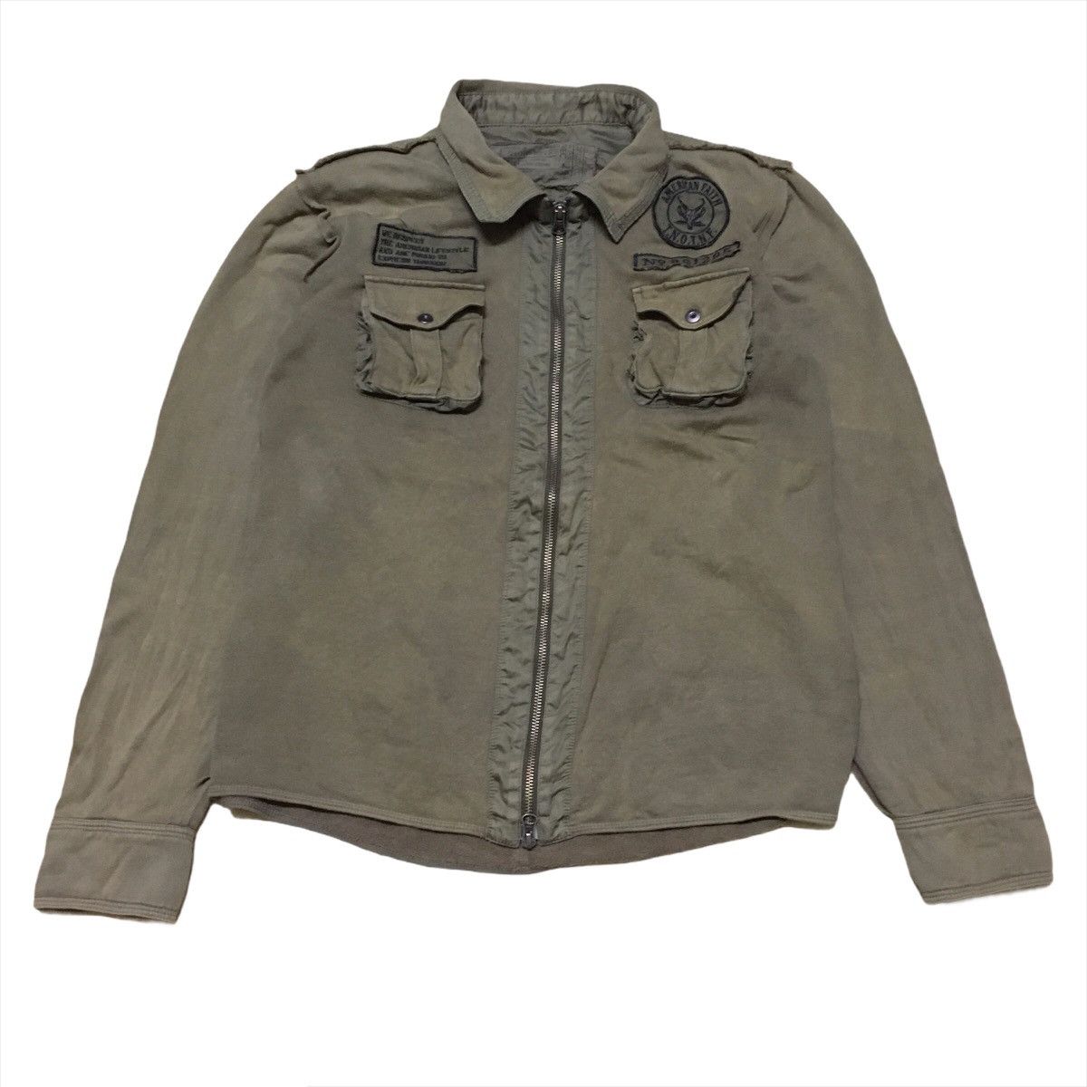 291295=Homme Japanese Brand Military Army Style Jacket Zipper Size US M / EU 48-50 / 2 - 1 Thumbnail