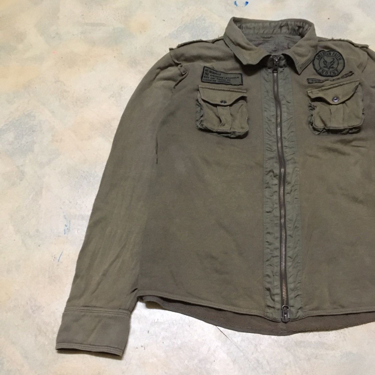 291295=Homme Japanese Brand Military Army Style Jacket Zipper Size US M / EU 48-50 / 2 - 2 Thumbnail