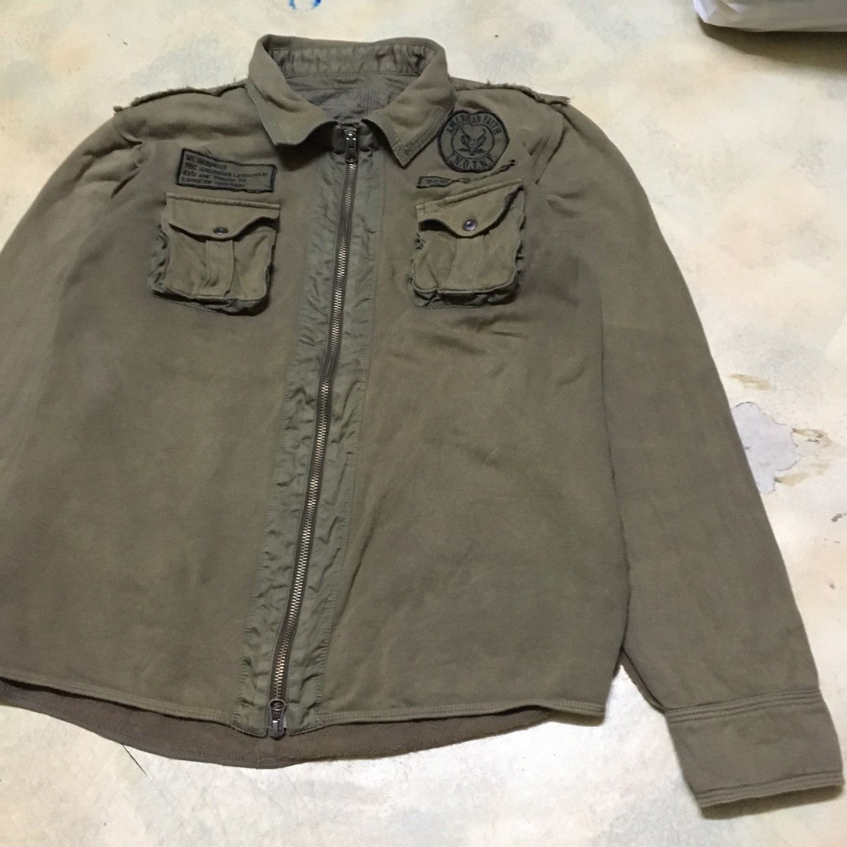 291295=Homme Japanese Brand Military Army Style Jacket Zipper Size US M / EU 48-50 / 2 - 3 Thumbnail