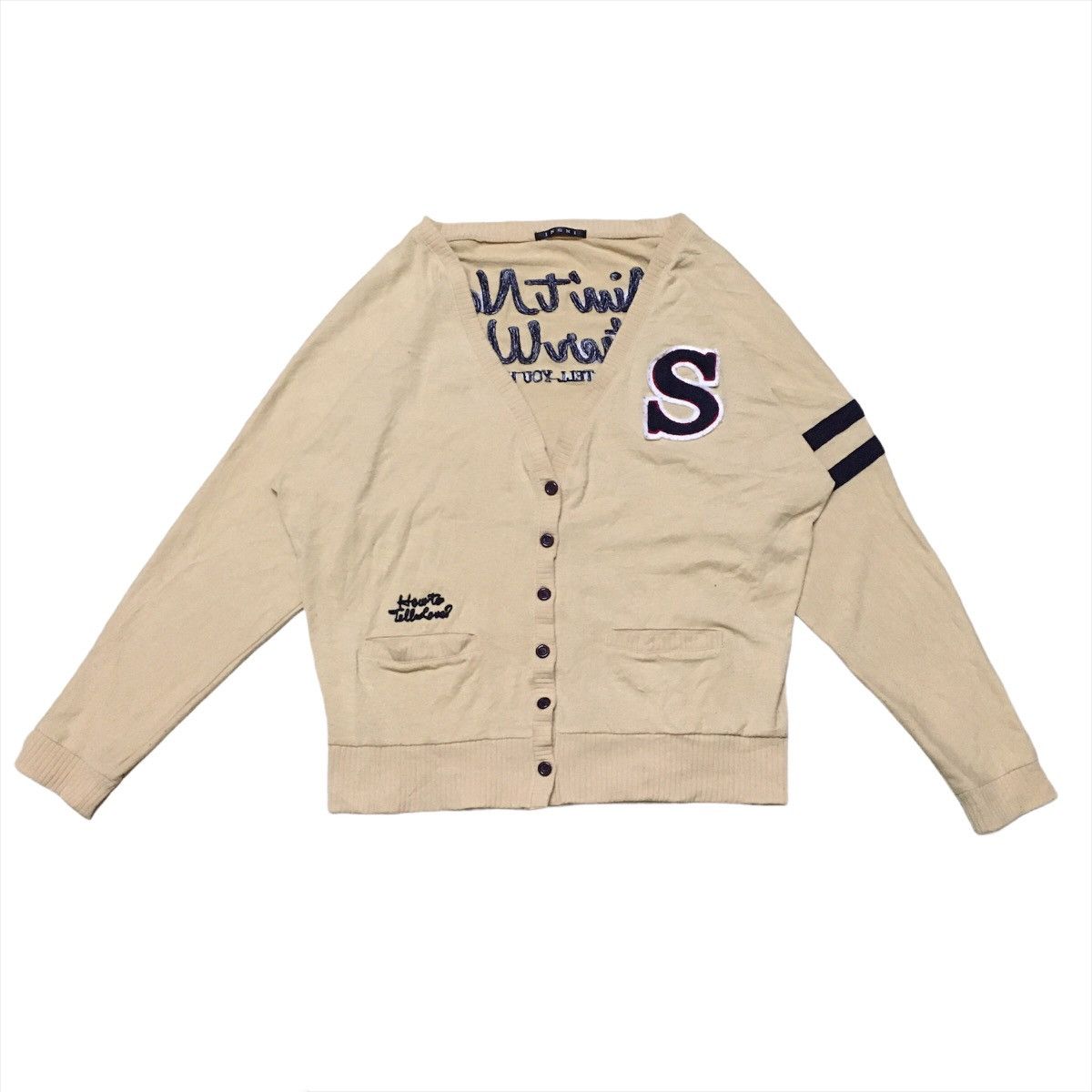 Japanese Brand Vtg Japanese Brand Ingni Sweater Cardigan Style Size US M / EU 48-50 / 2 - 1 Thumbnail
