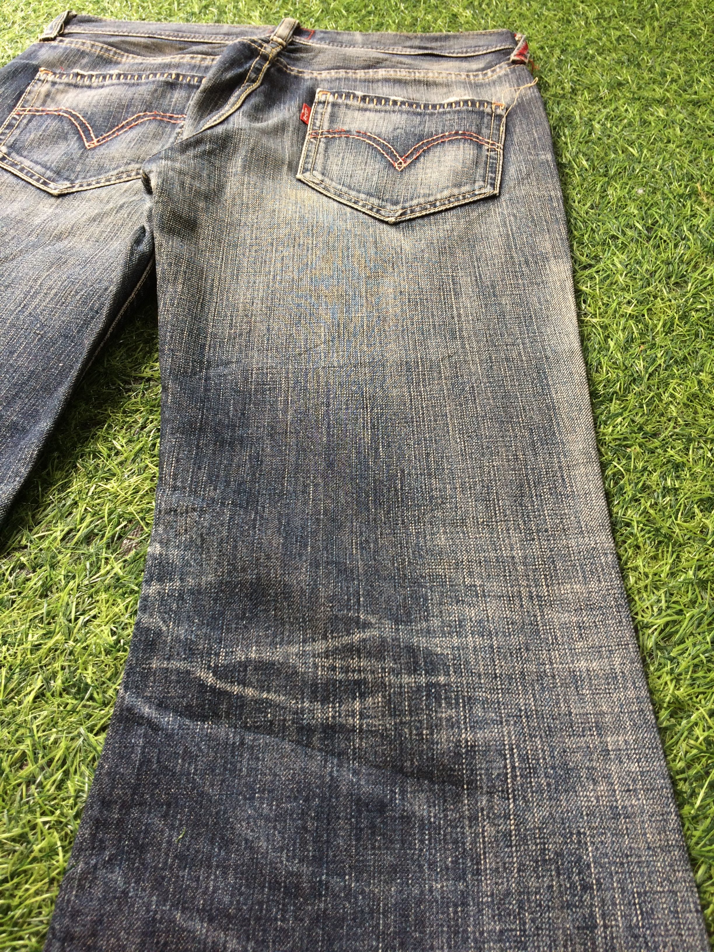 Japanese Brand Levi's Red Loop Bootcut Jeans #D-556 Size 27" / US 4 / IT 40 - 7 Thumbnail