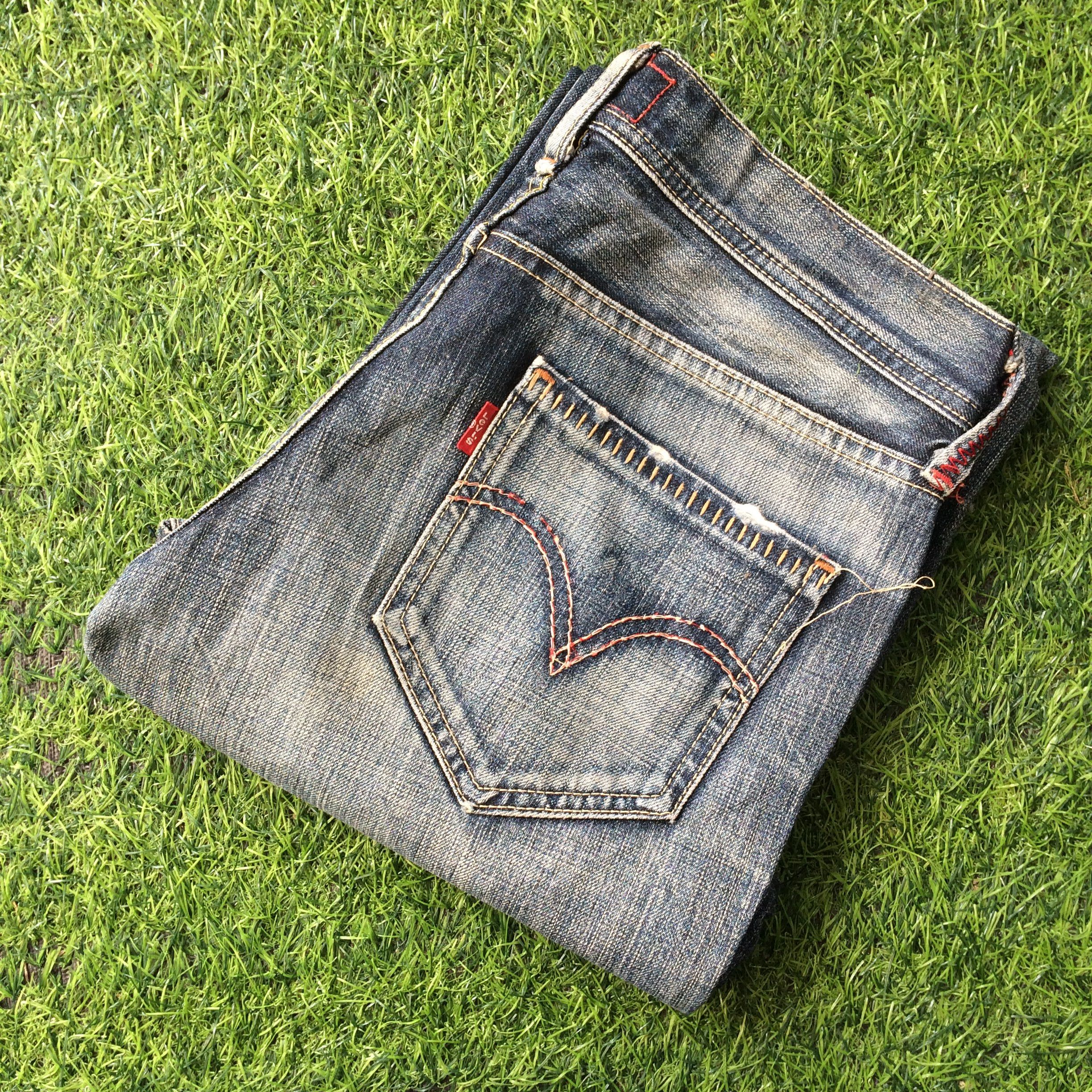 Japanese Brand Levi's Red Loop Bootcut Jeans #D-556 Size 27" / US 4 / IT 40 - 8 Thumbnail