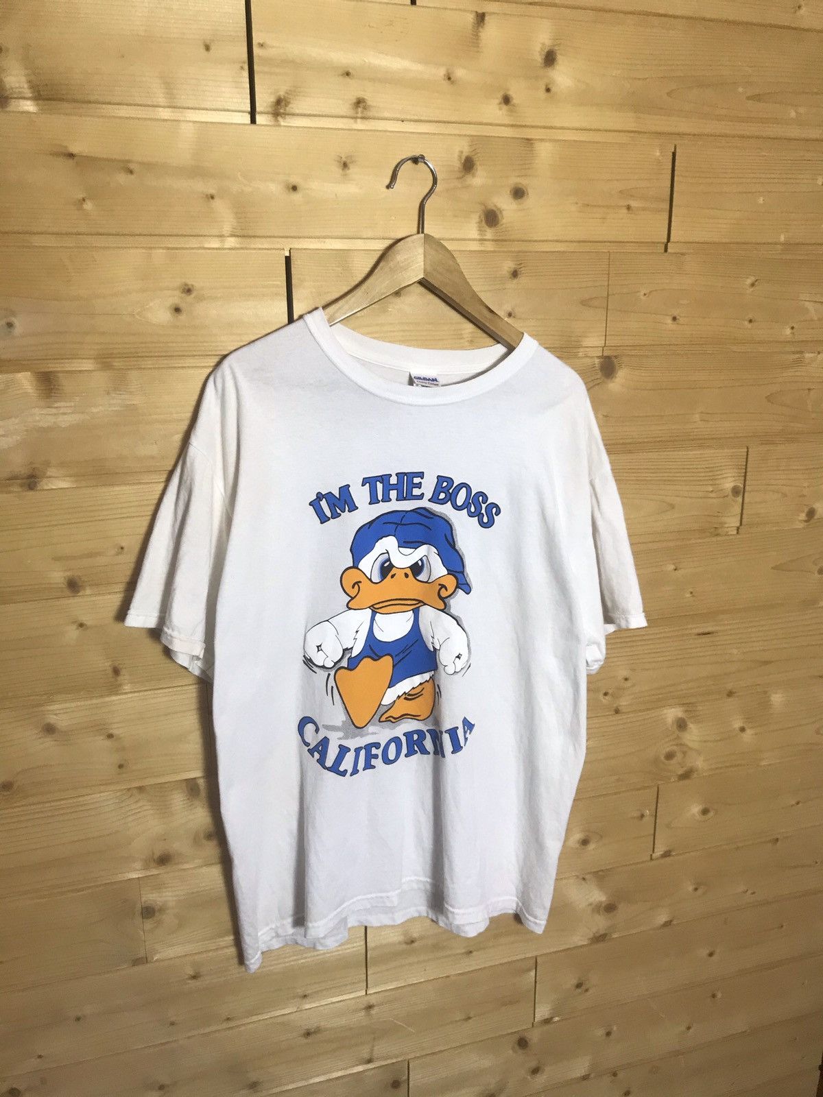 Vintage Vintage I’m the boss California t-shirt Size US L / EU 52-54 / 3 - 1 Thumbnail