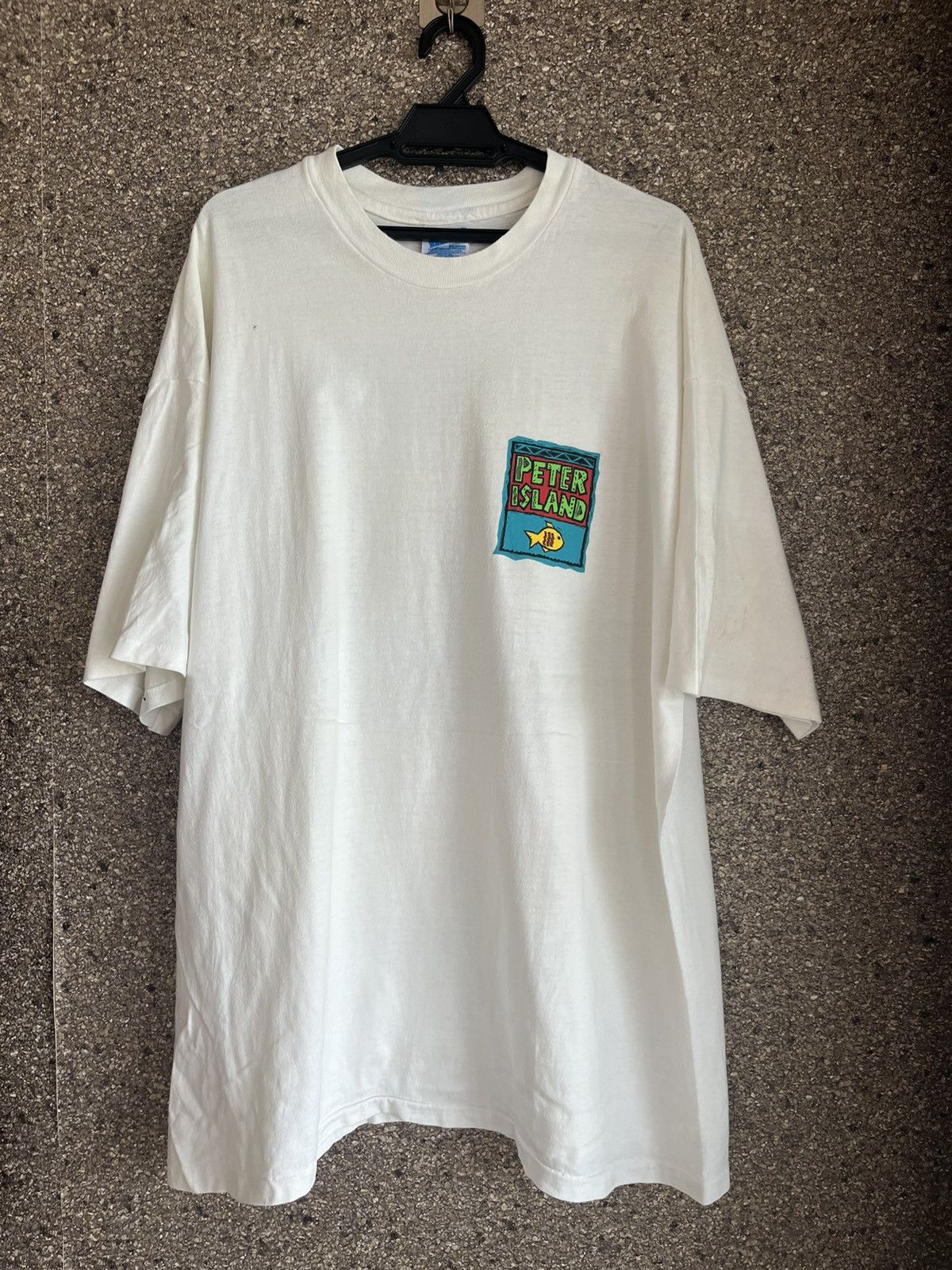 Image of Vintage Peter Island Ft58 in White, Men's (Size 2XL)