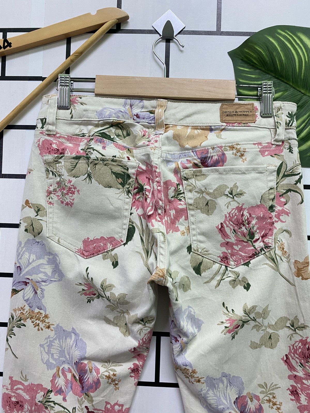 Denim & Supply Ralph Lauren × Polo Ralph Lauren × RRL Ralph Lauren DENIM & SUPPLY RALPH LAUREN Floral Motif Zipper Ankle Pants Size US 29 - 13 Thumbnail
