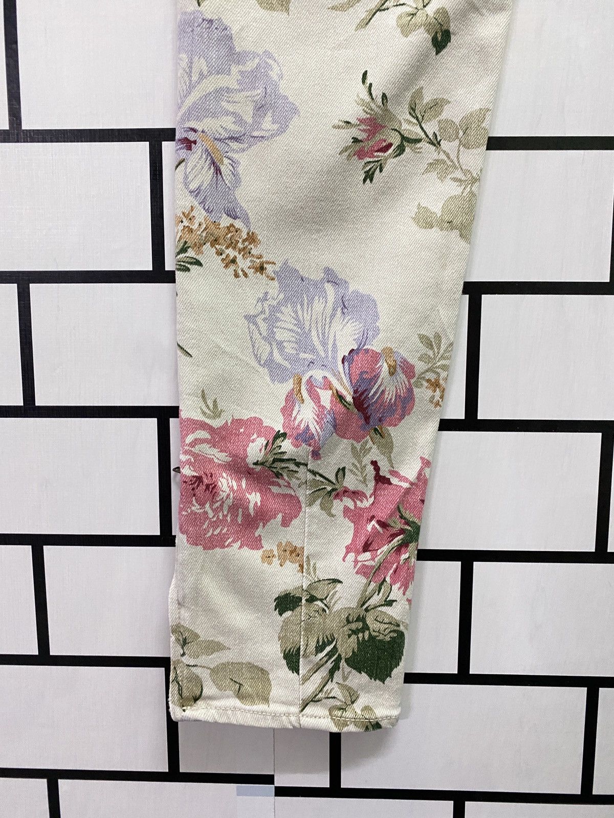 Denim & Supply Ralph Lauren × Polo Ralph Lauren × RRL Ralph Lauren DENIM & SUPPLY RALPH LAUREN Floral Motif Zipper Ankle Pants Size US 29 - 17 Thumbnail