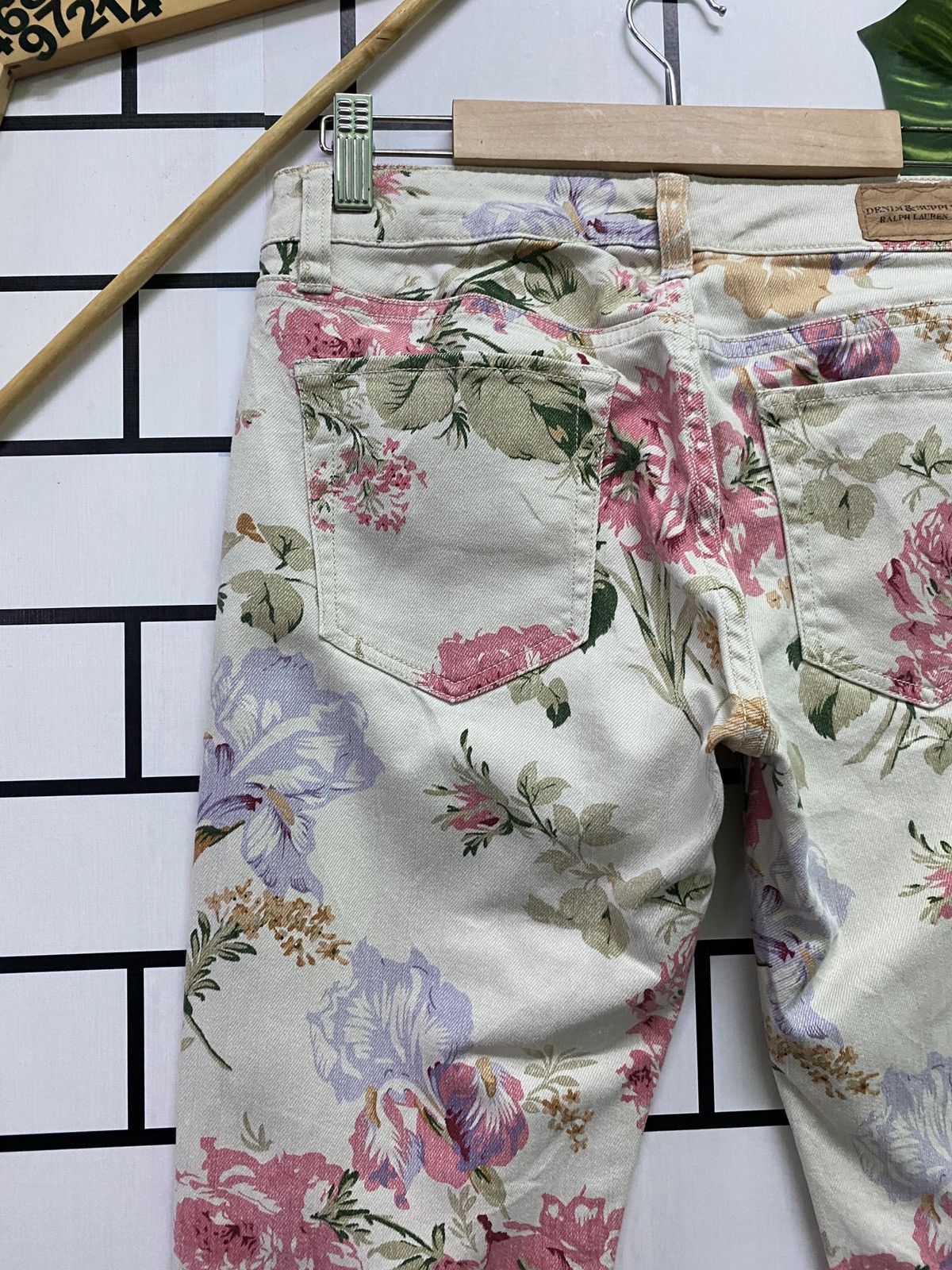 Denim & Supply Ralph Lauren × Polo Ralph Lauren × RRL Ralph Lauren DENIM & SUPPLY RALPH LAUREN Floral Motif Zipper Ankle Pants Size US 29 - 14 Thumbnail