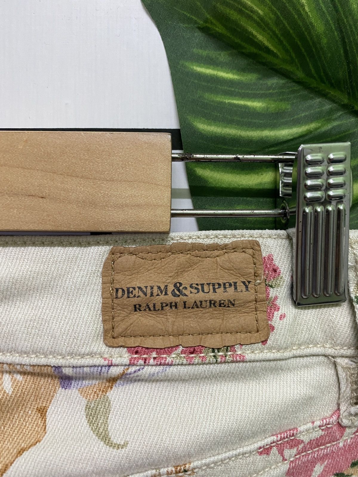 Denim & Supply Ralph Lauren × Polo Ralph Lauren × RRL Ralph Lauren DENIM & SUPPLY RALPH LAUREN Floral Motif Zipper Ankle Pants Size US 29 - 20 Thumbnail