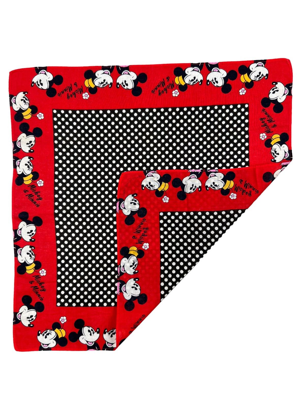 Disney Mickey Mouse Handkerchief Neckerchief Bandana Pocketsquare Size ONE SIZE - 3 Thumbnail