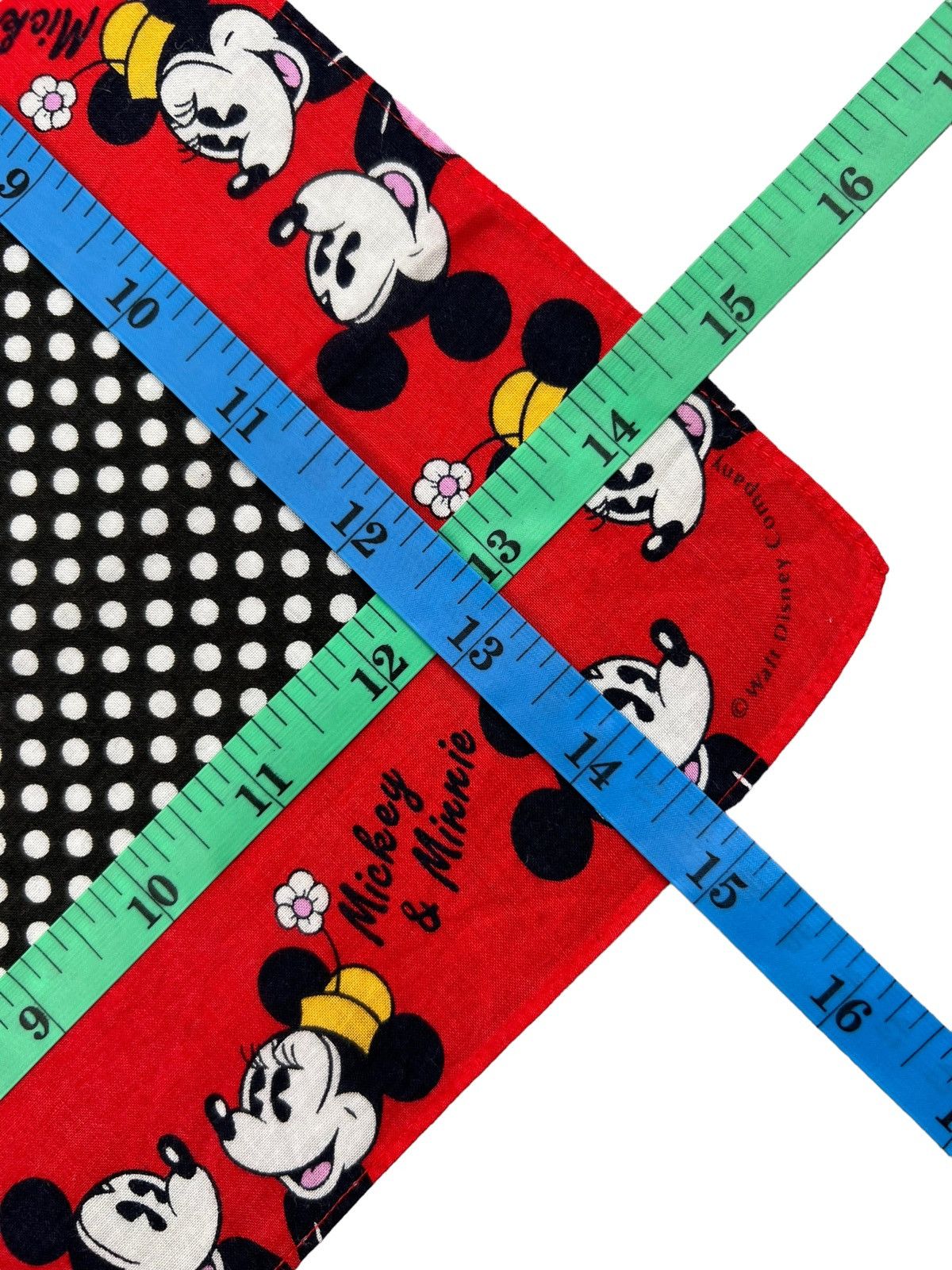 Disney Mickey Mouse Handkerchief Neckerchief Bandana Pocketsquare Size ONE SIZE - 4 Thumbnail