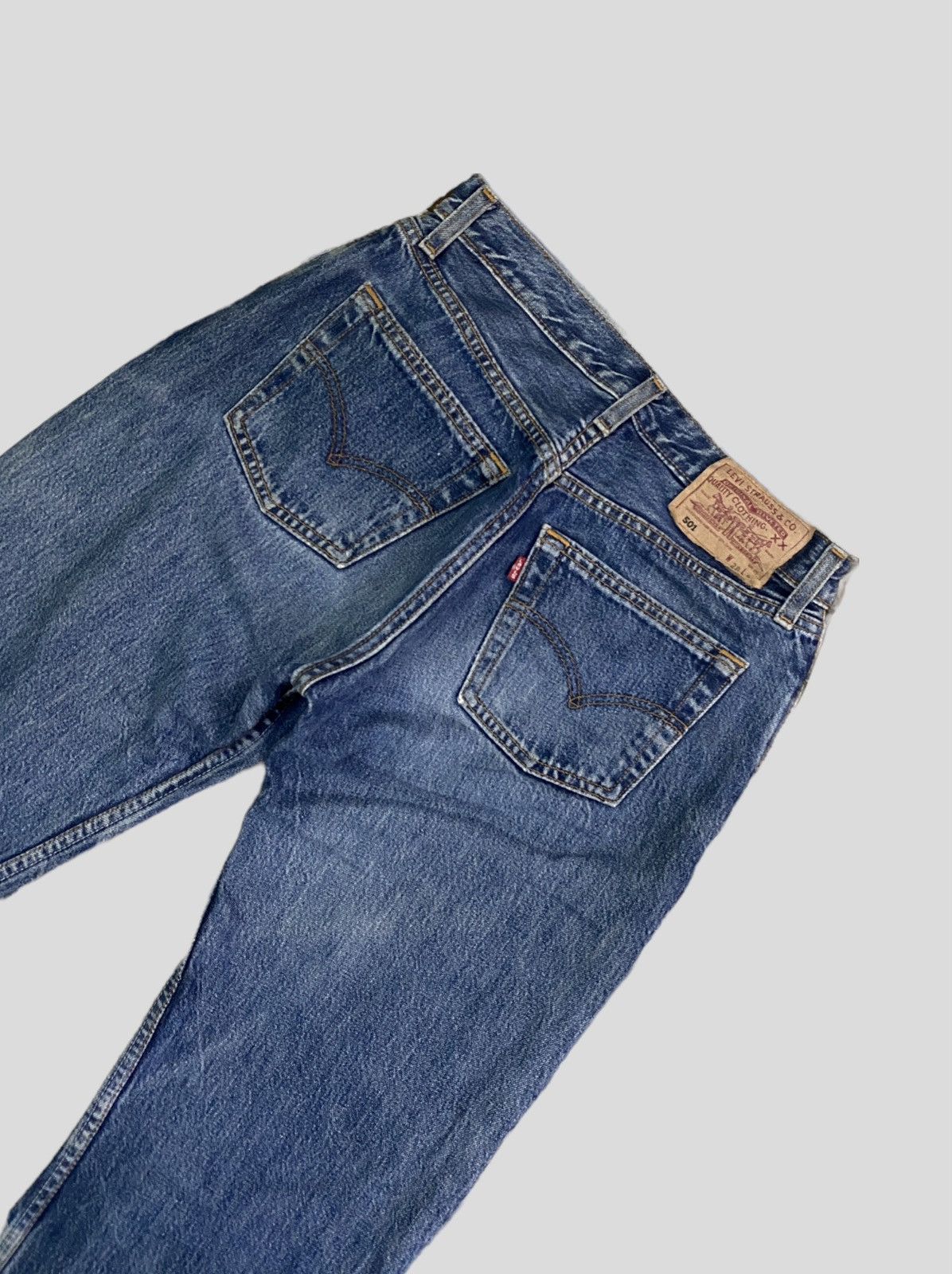 Levi's × Vintage Vintage LEVIS 501 Custom Camo Reconstructed Hybrid Denim Size US 28 / EU 44 - 7 Thumbnail