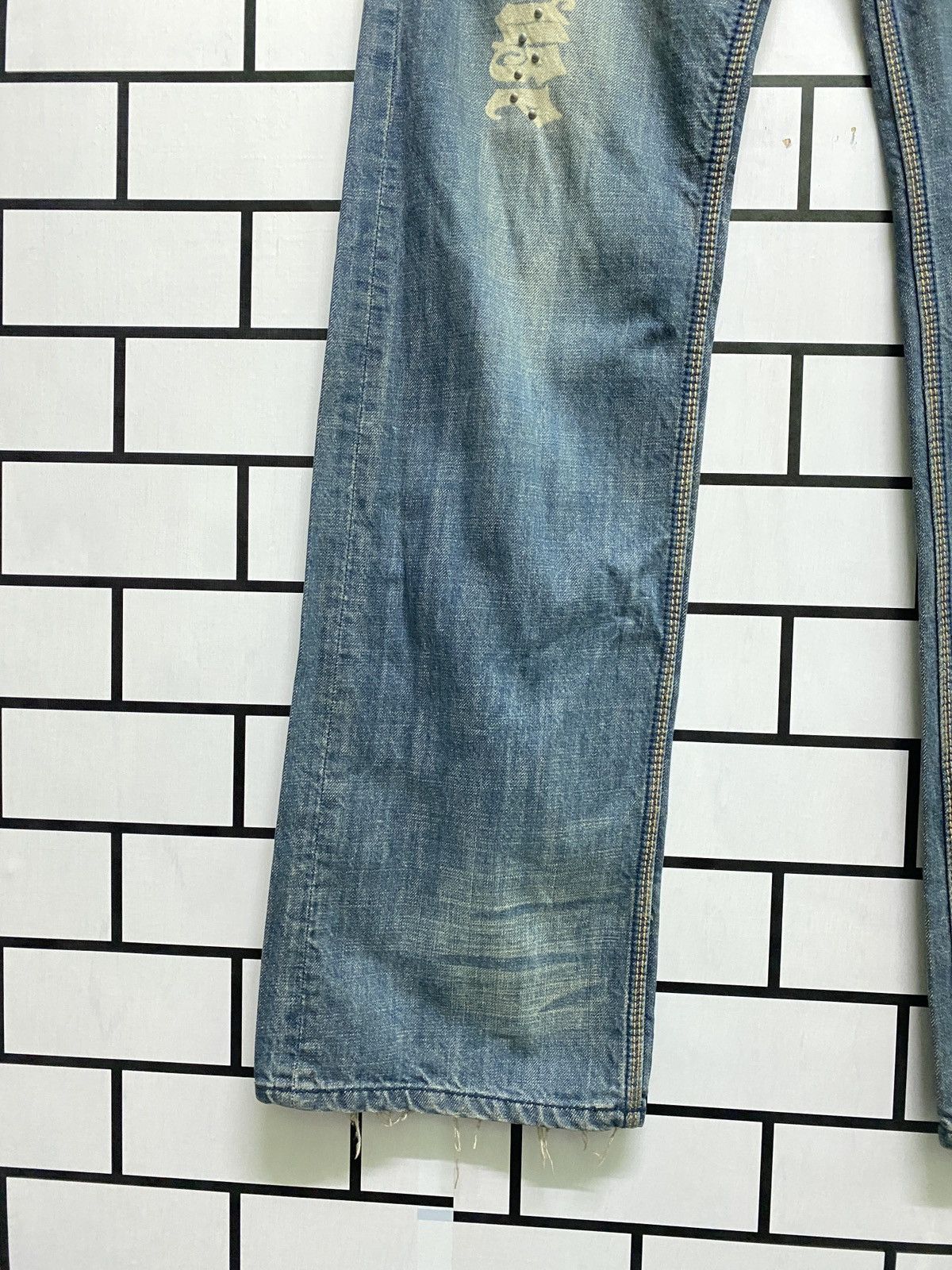 Designer × Disney × Japanese Brand Japan KOOK & CHELICA Mickey Mouse Design Low Rise Denim Size US 30 / EU 46 - 9 Thumbnail
