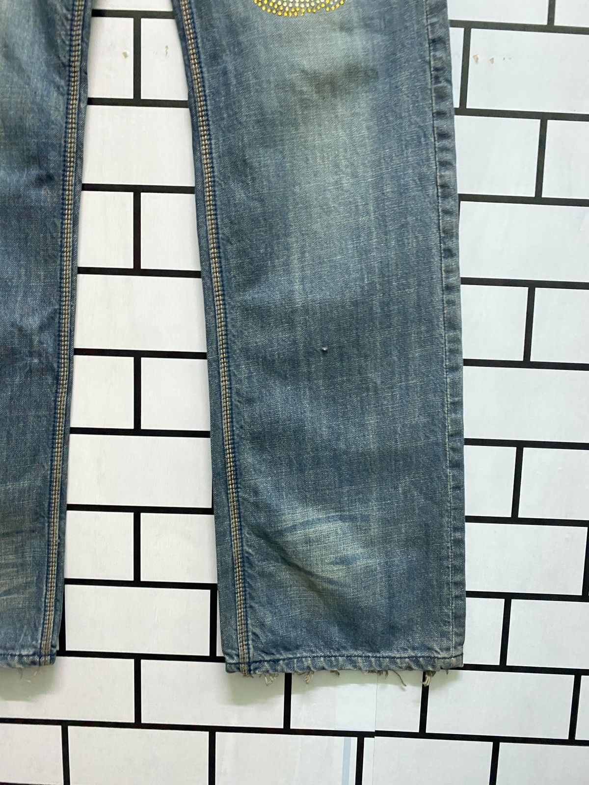 Designer × Disney × Japanese Brand Japan KOOK & CHELICA Mickey Mouse Design Low Rise Denim Size US 30 / EU 46 - 10 Thumbnail