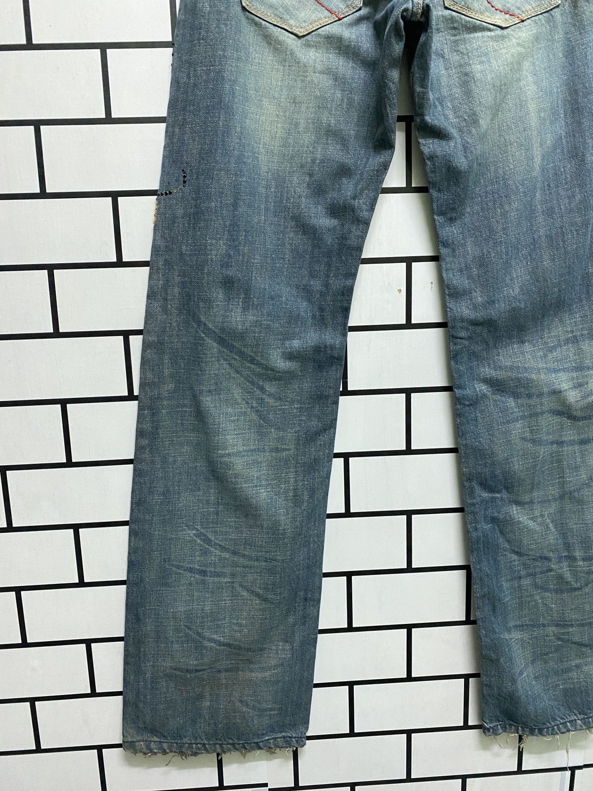Designer × Disney × Japanese Brand Japan KOOK & CHELICA Mickey Mouse Design Low Rise Denim Size US 30 / EU 46 - 17 Thumbnail