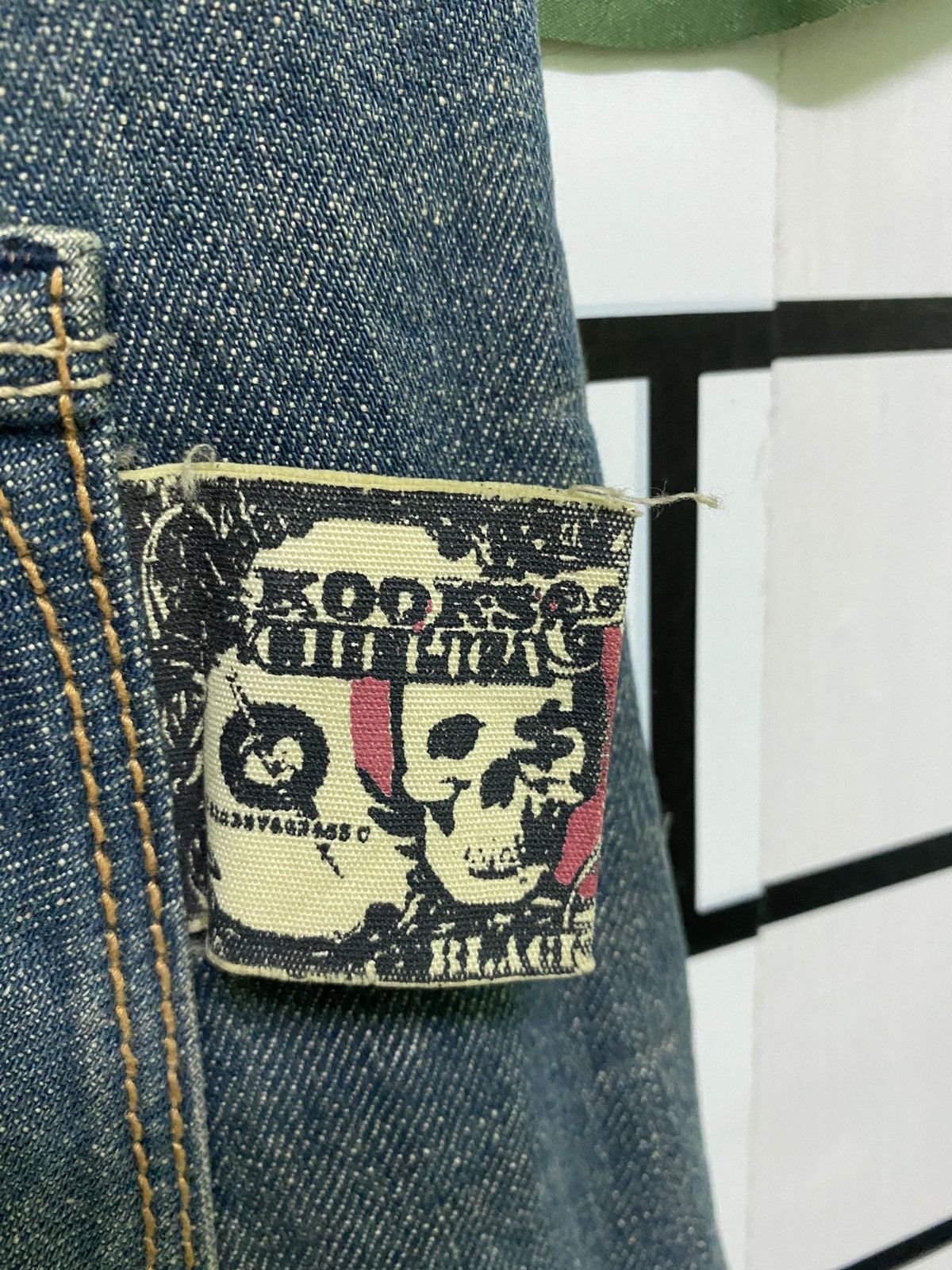 Designer × Disney × Japanese Brand Japan KOOK & CHELICA Mickey Mouse Design Low Rise Denim Size US 30 / EU 46 - 12 Thumbnail