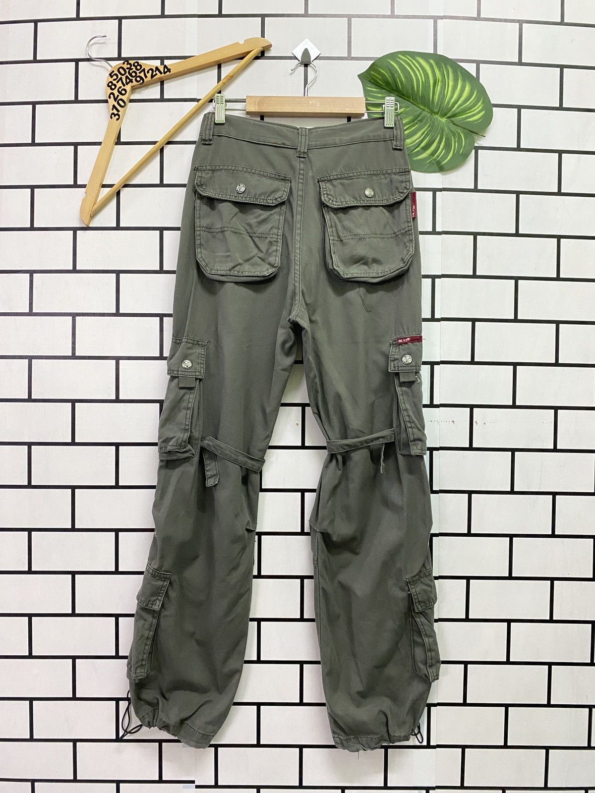Japanese Brand DB,YZ JEANS Multipocket Bondage Parachute Pant Size US 27 - 2 Thumbnail
