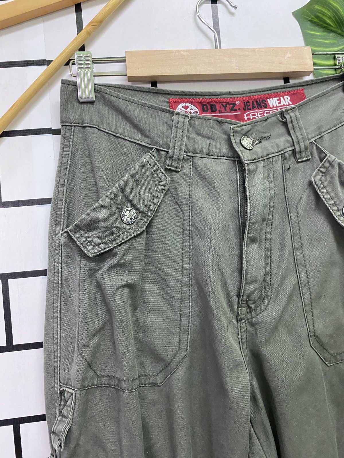Japanese Brand DB,YZ JEANS Multipocket Bondage Parachute Pant Size US 27 - 7 Thumbnail