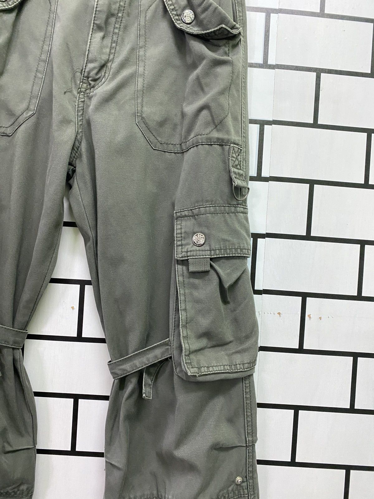 Japanese Brand DB,YZ JEANS Multipocket Bondage Parachute Pant Size US 27 - 6 Thumbnail
