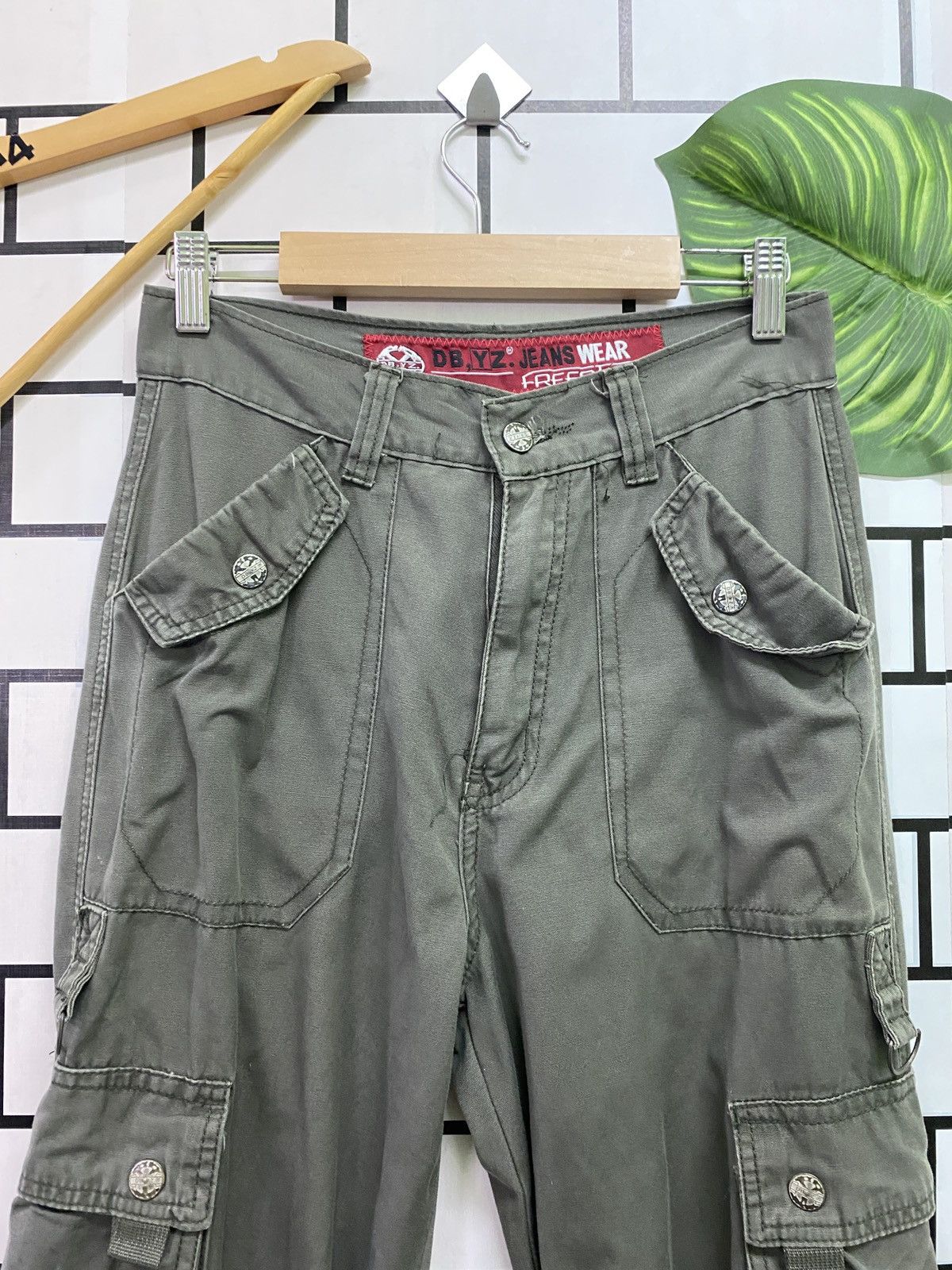 Japanese Brand DB,YZ JEANS Multipocket Bondage Parachute Pant Size US 27 - 12 Thumbnail