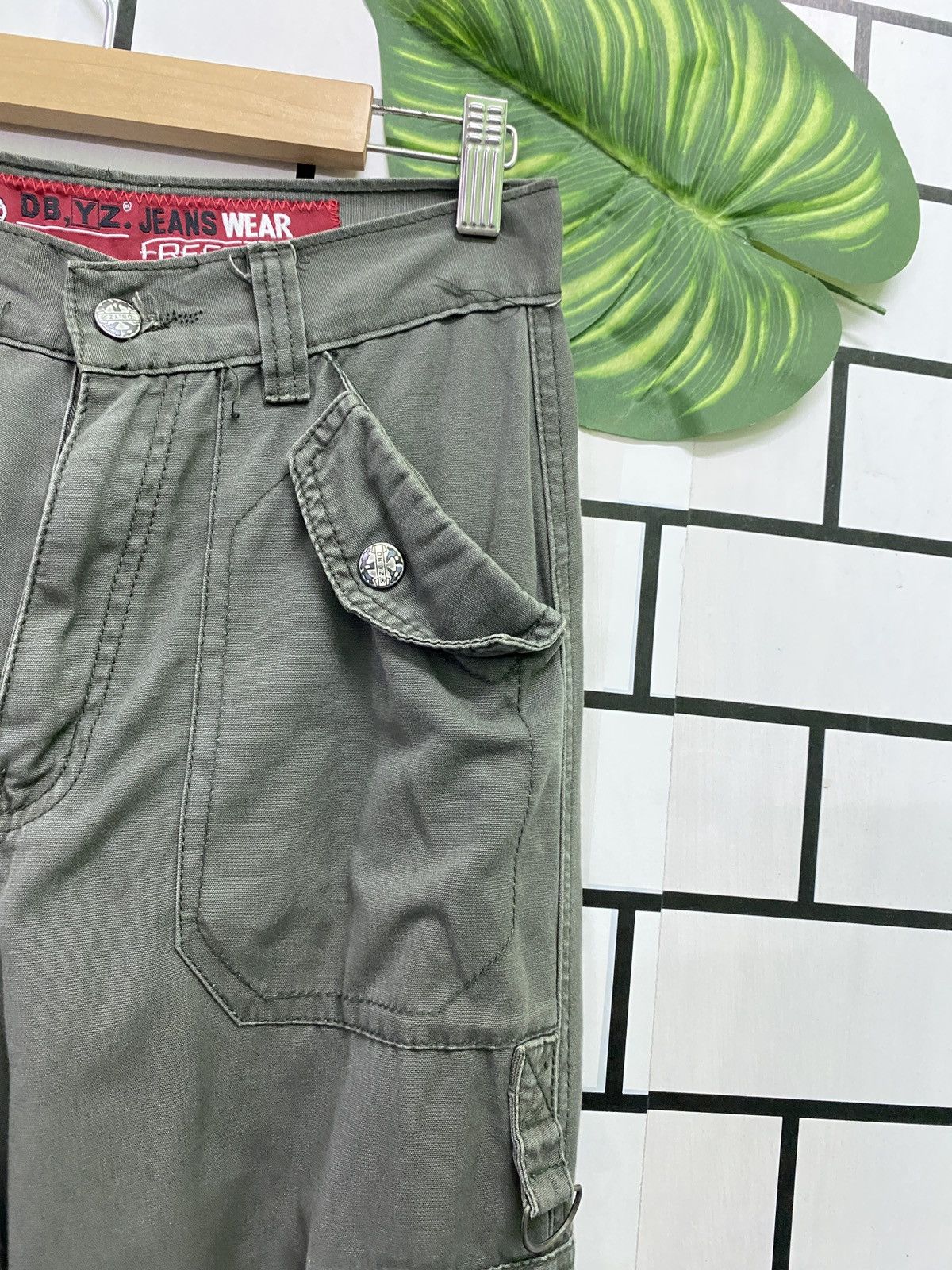 Japanese Brand DB,YZ JEANS Multipocket Bondage Parachute Pant Size US 27 - 8 Thumbnail
