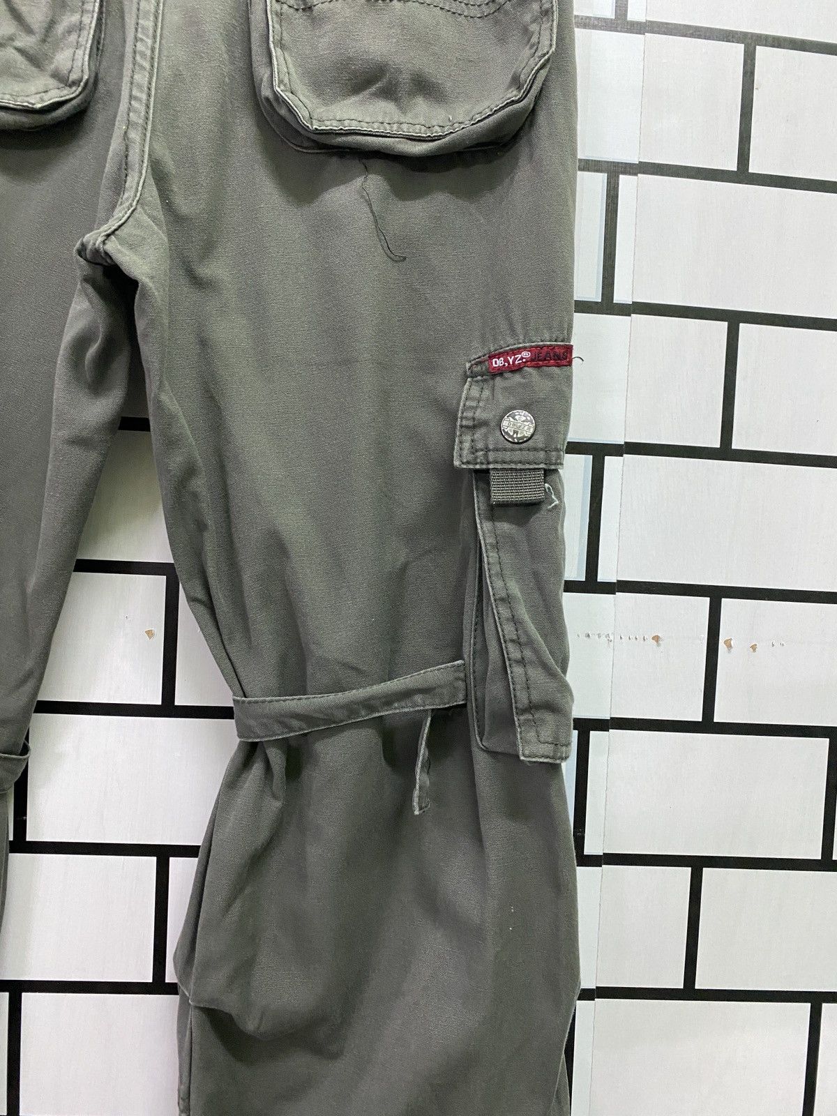 Japanese Brand DB,YZ JEANS Multipocket Bondage Parachute Pant Size US 27 - 16 Thumbnail