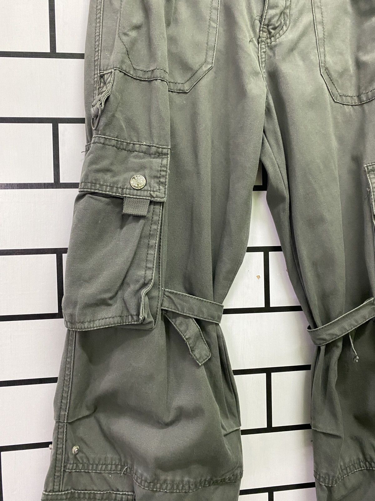 Japanese Brand DB,YZ JEANS Multipocket Bondage Parachute Pant Size US 27 - 10 Thumbnail