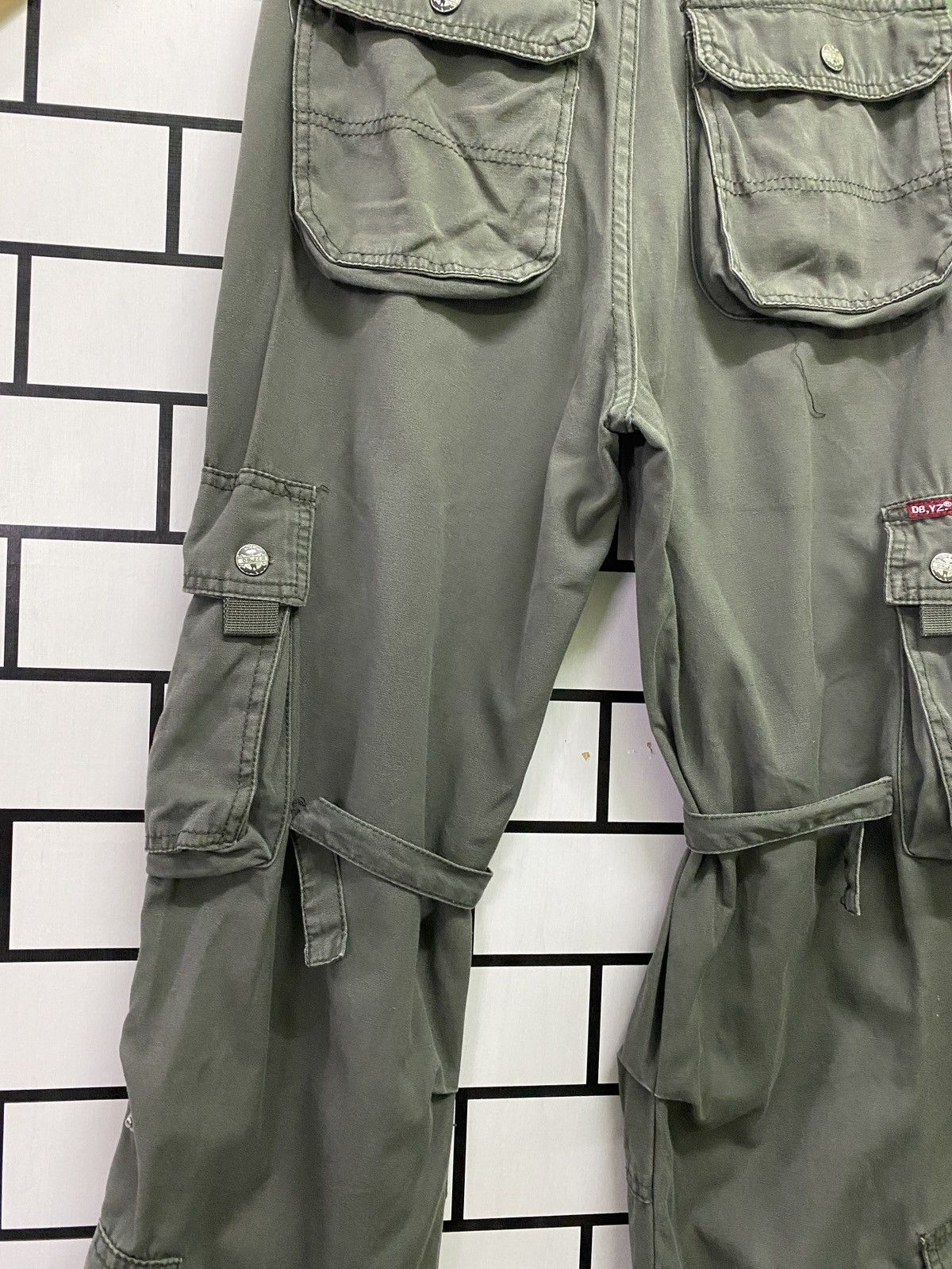 Japanese Brand DB,YZ JEANS Multipocket Bondage Parachute Pant Size US 27 - 15 Thumbnail