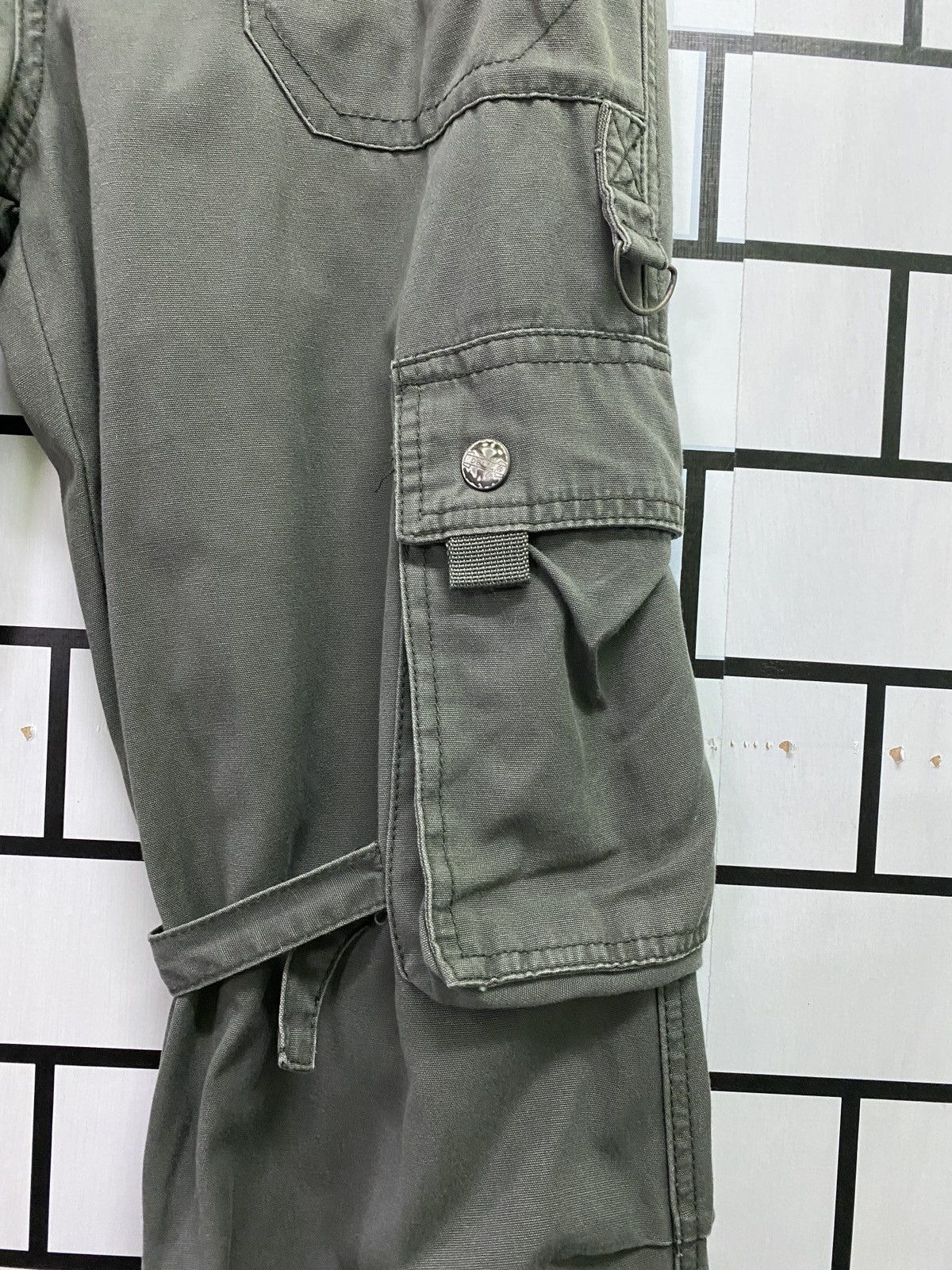 Japanese Brand DB,YZ JEANS Multipocket Bondage Parachute Pant Size US 27 - 9 Thumbnail