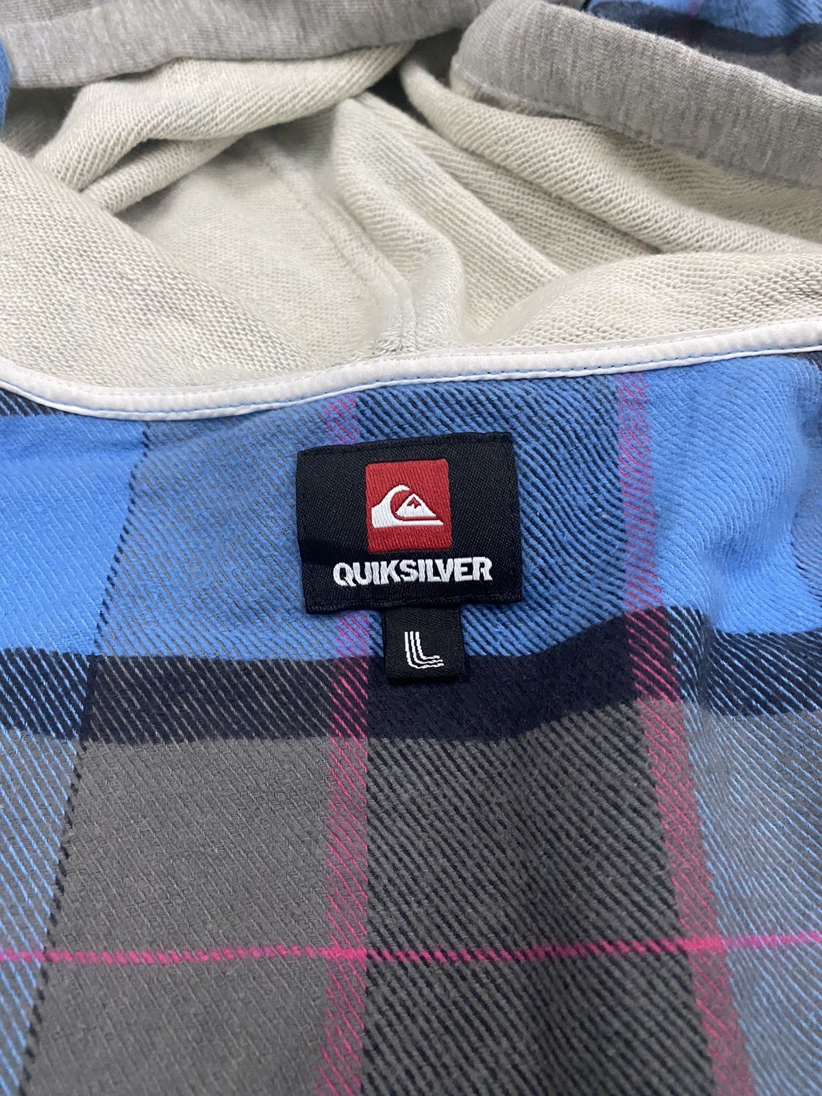 Flannel × Quicksilver QUICKSILVER CHECK MOUNT BLUE LONG SLEEVES FLANNEL SHIRTS Size US S / EU 44-46 / 1 - 13 Thumbnail