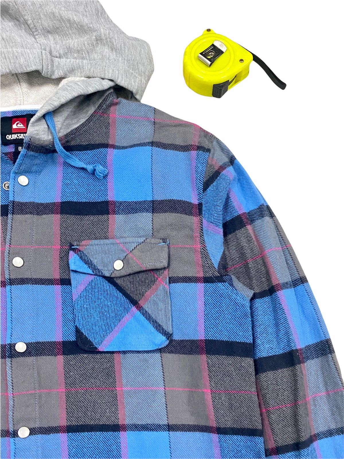 Flannel × Quicksilver QUICKSILVER CHECK MOUNT BLUE LONG SLEEVES FLANNEL SHIRTS Size US S / EU 44-46 / 1 - 4 Thumbnail