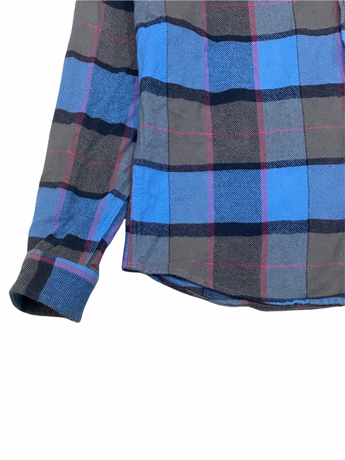 Flannel × Quicksilver QUICKSILVER CHECK MOUNT BLUE LONG SLEEVES FLANNEL SHIRTS Size US S / EU 44-46 / 1 - 9 Thumbnail