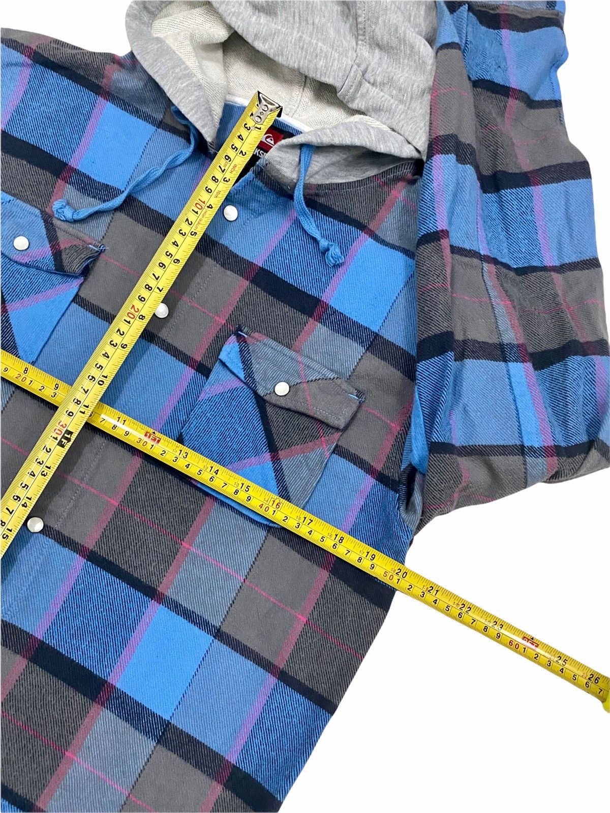 Flannel × Quicksilver QUICKSILVER CHECK MOUNT BLUE LONG SLEEVES FLANNEL SHIRTS Size US S / EU 44-46 / 1 - 18 Thumbnail