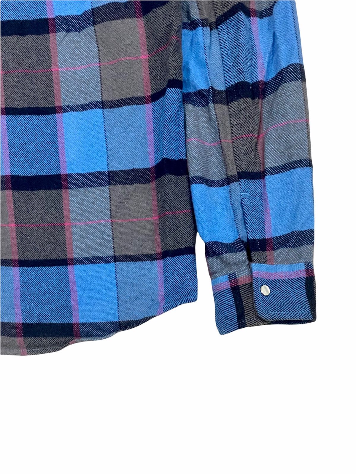 Flannel × Quicksilver QUICKSILVER CHECK MOUNT BLUE LONG SLEEVES FLANNEL SHIRTS Size US S / EU 44-46 / 1 - 11 Thumbnail