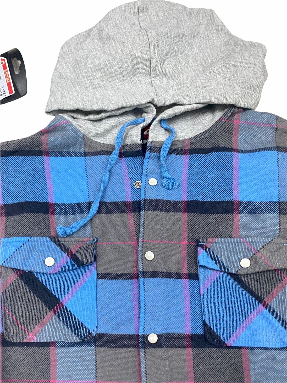 Flannel × Quicksilver QUICKSILVER CHECK MOUNT BLUE LONG SLEEVES FLANNEL SHIRTS Size US S / EU 44-46 / 1 - 3 Thumbnail