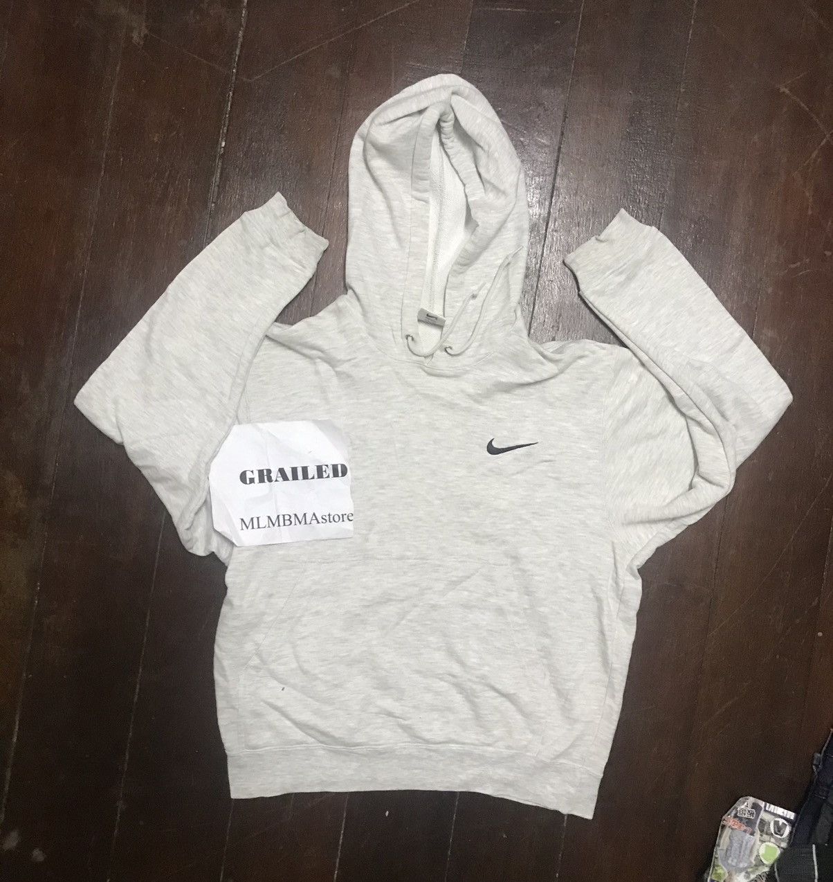 Nike × Vintage Vintage nike small logo hoodie pullover Size US M / EU 48-50 / 2 - 9 Thumbnail
