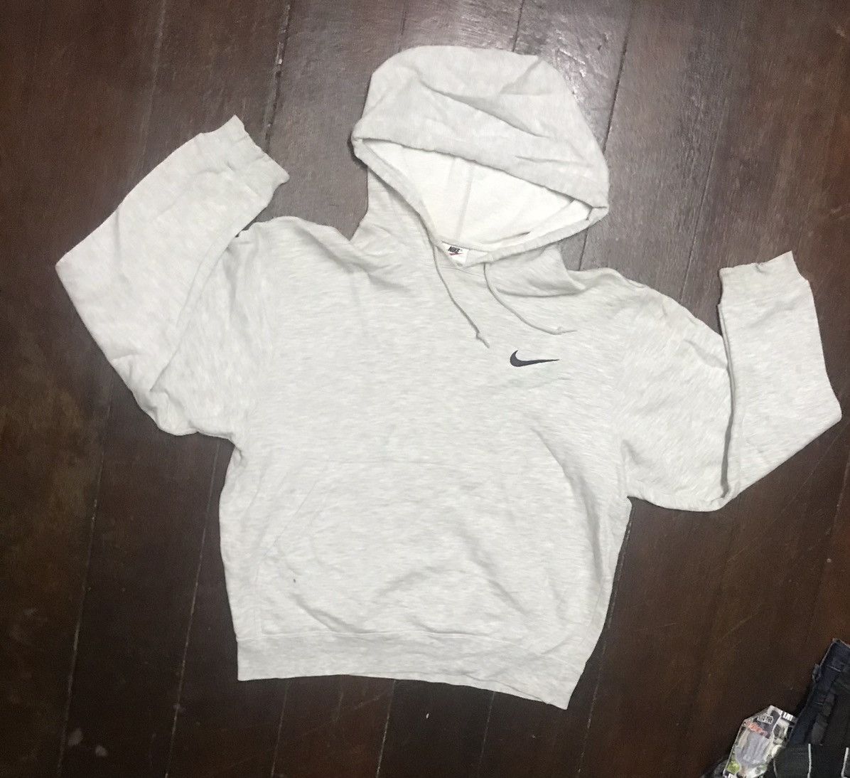 Nike × Vintage Vintage nike small logo hoodie pullover Size US M / EU 48-50 / 2 - 8 Thumbnail