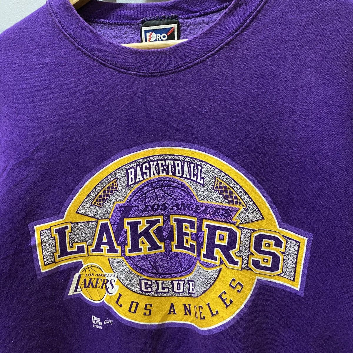 NBA × Pro Player × Vintage VINTAGE‼️L.A. Lakers By Pro Player Sweatshirt Like New Size US M / EU 48-50 / 2 - 3 Thumbnail