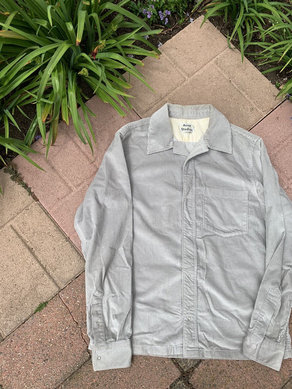 image of Grail Acne Studios Corduroy Shirt, Men's (Size Medium)