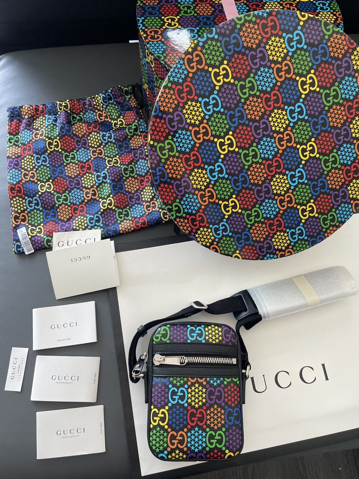 Gucci Brand NEW Rare Super Runway Limited Edition Psychedel Bag Size ONE SIZE - 4 Thumbnail
