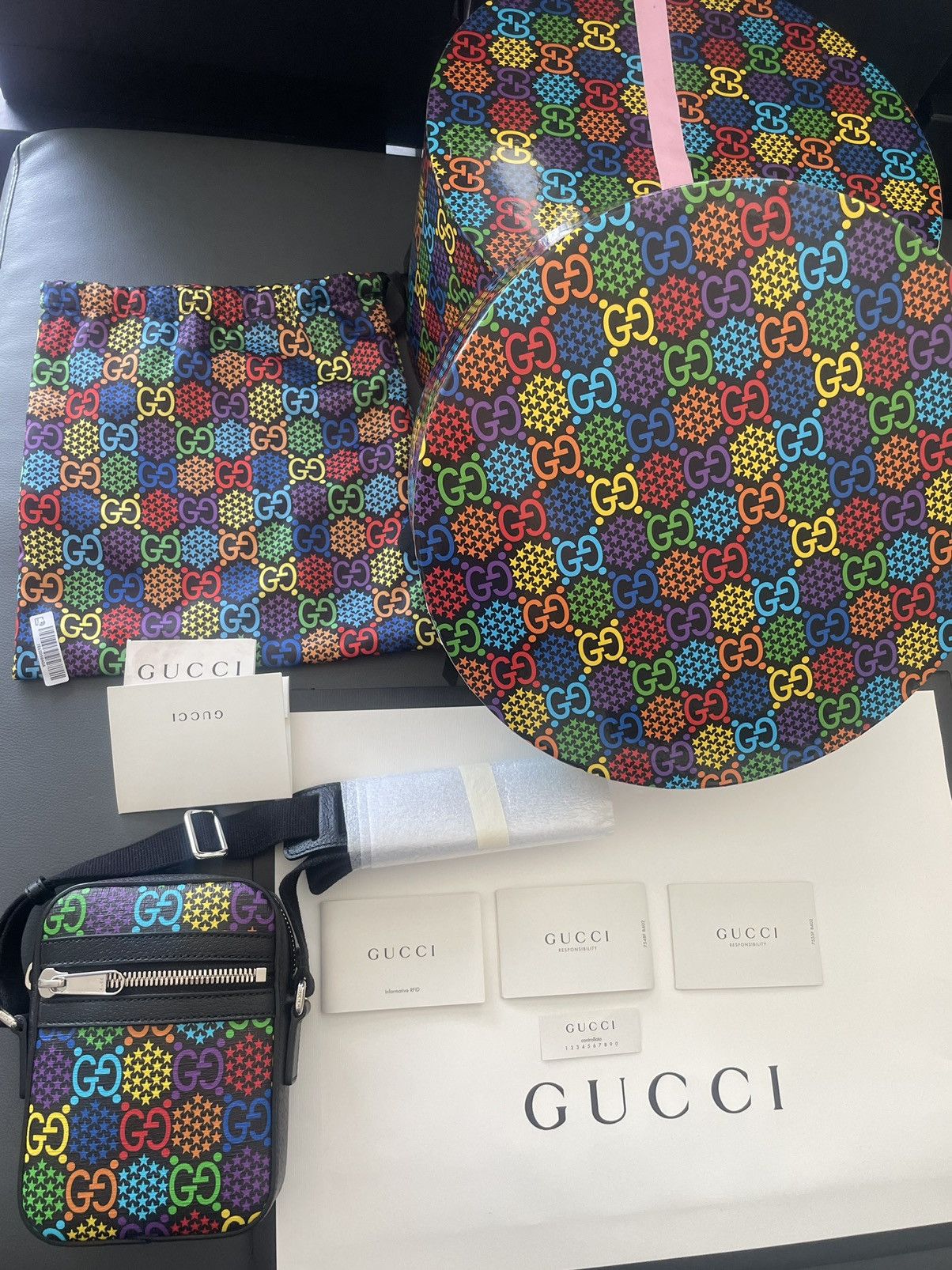 Gucci Brand NEW Rare Super Runway Limited Edition Psychedel Bag Size ONE SIZE - 14 Thumbnail